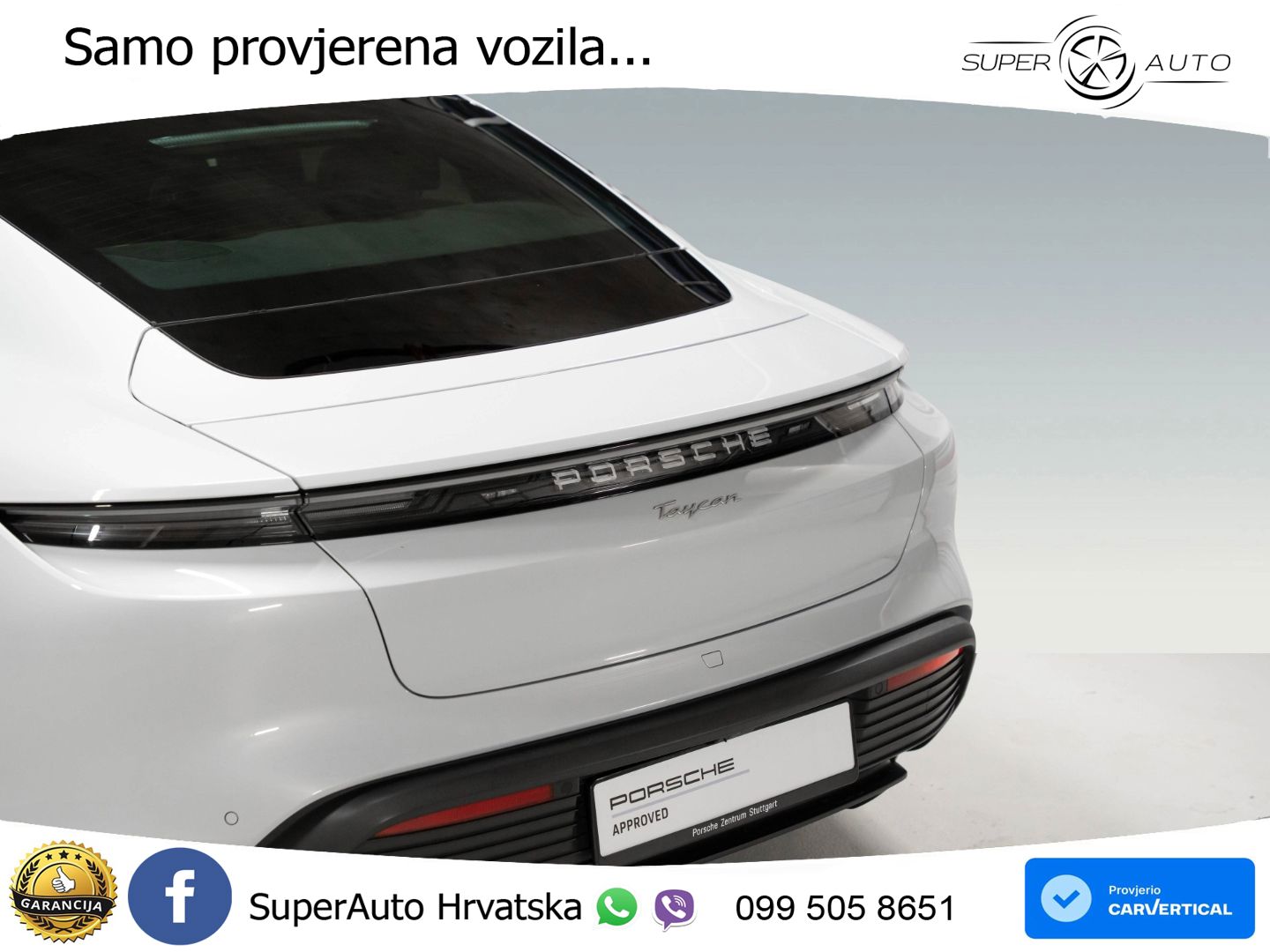 Porsce Tycan 105 kWh (435 KS)