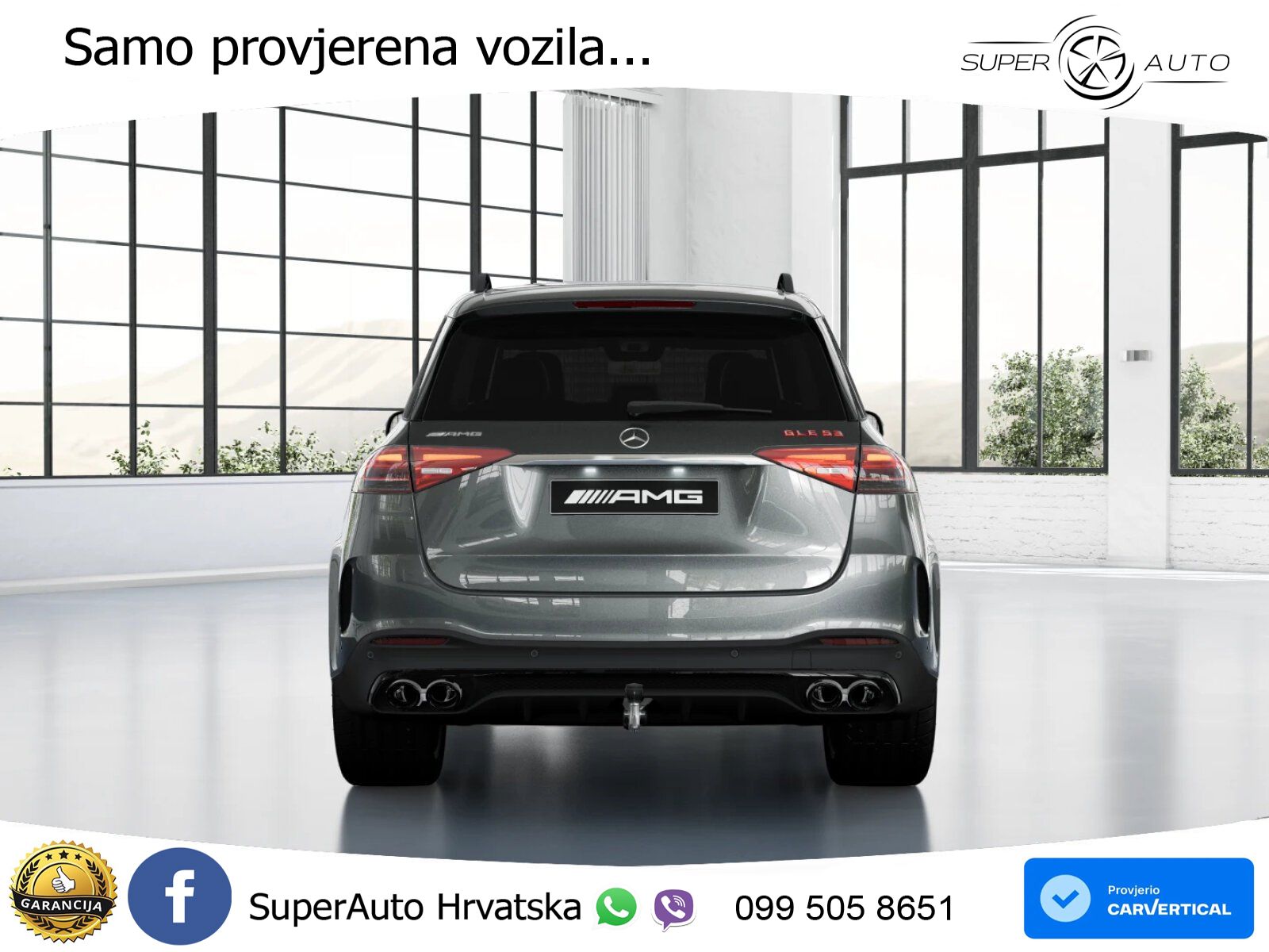 Mercedes AMG GLE 53 (544 KS) Hybrid 4MATIC+ 9G-TRONIC ACC+HEAD+4xGR SJED+360+PANO
