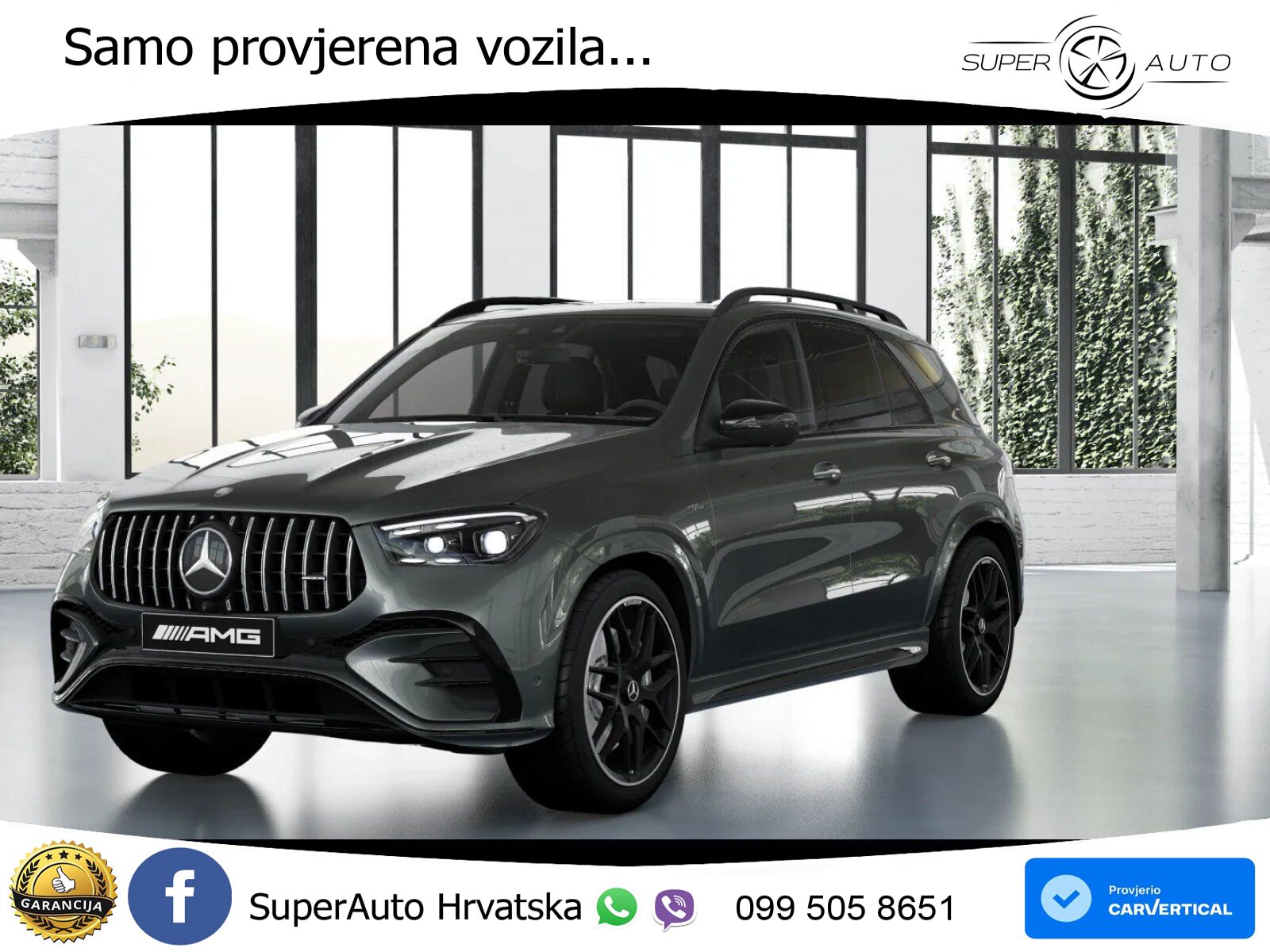 Mercedes AMG GLE 53 (544 KS) Hybrid 4MATIC+ 9G-TRONIC ACC+HEAD+4xGR SJED+360+PANO