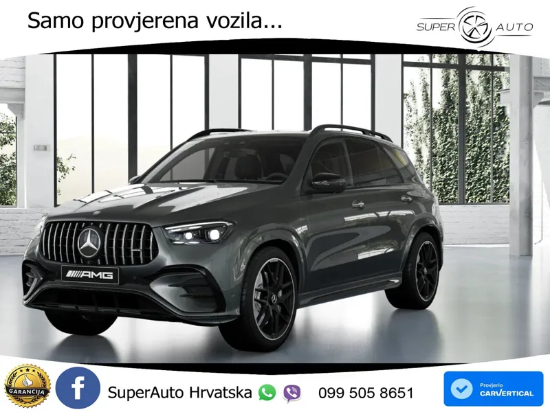 Mercedes AMG GLE 53 (544 KS) Hybrid 4MATIC+ 9G-TRONIC ACC+HEAD+4xGR SJED+360+PANO