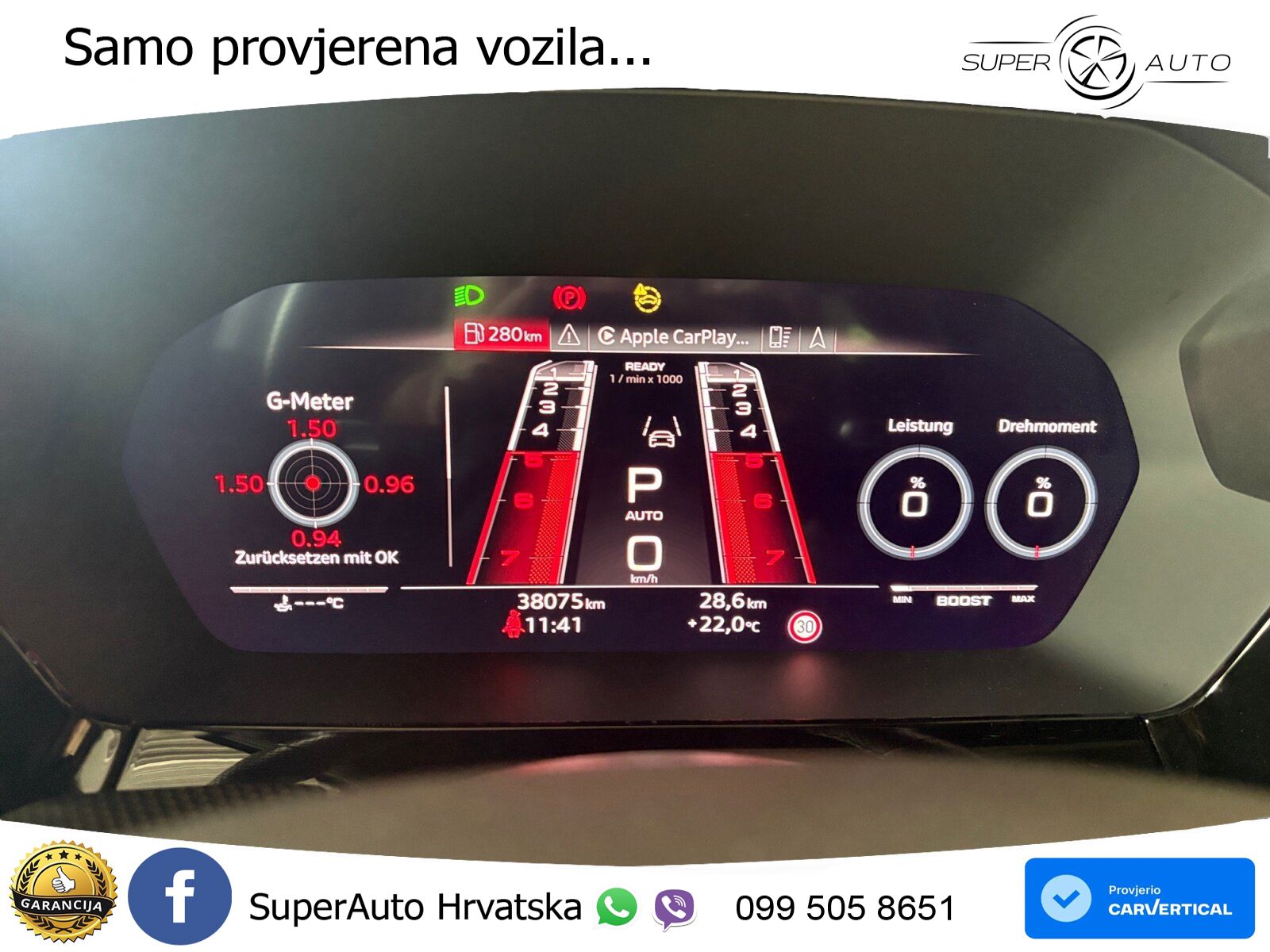 Audi RS3 Sportback 2.5 TFSI (400 KS) quattro S tronic LED+GR SJED+ACC