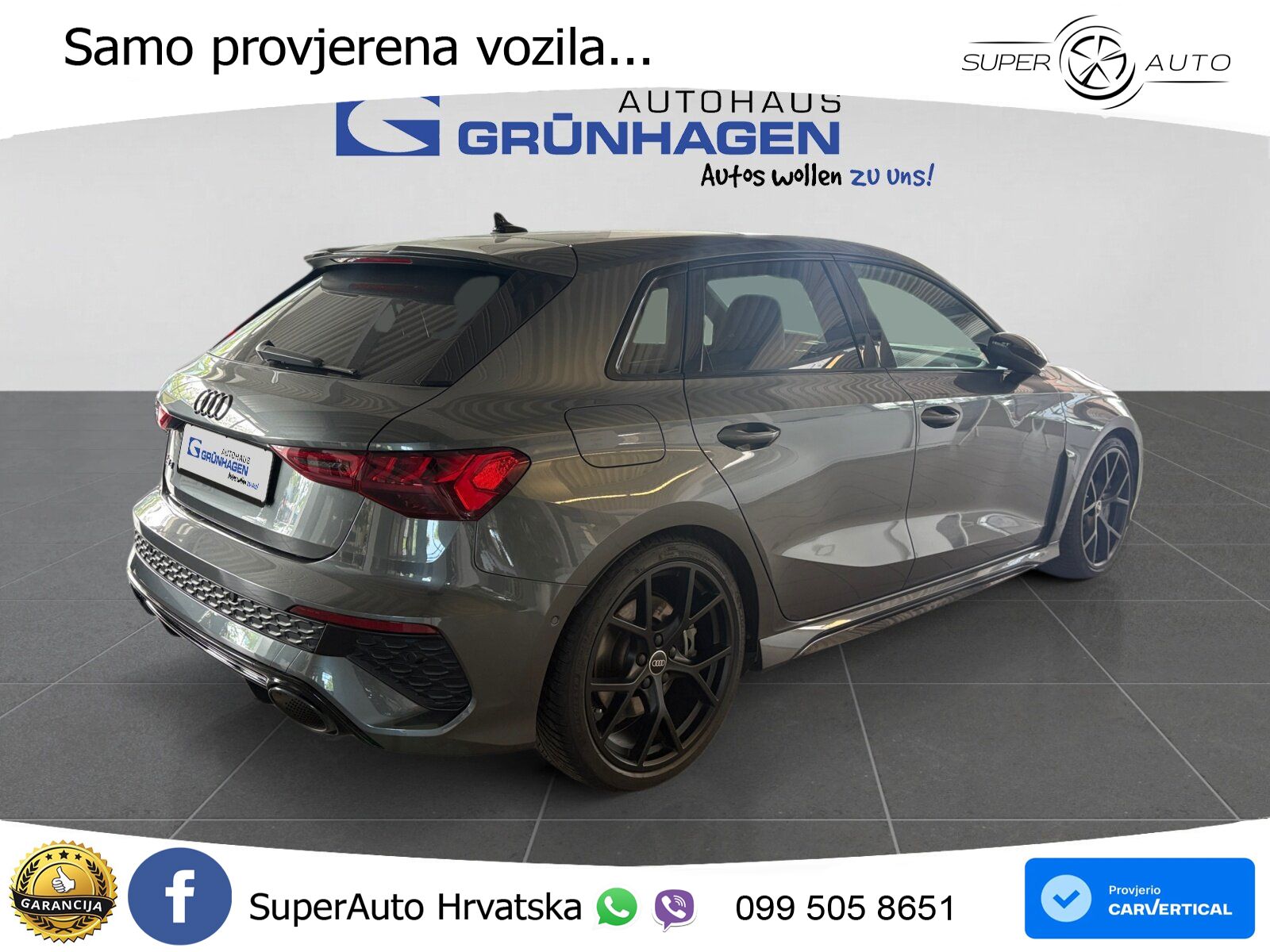Audi RS3 Sportback 2.5 TFSI (400 KS) quattro S tronic LED+GR SJED+ACC