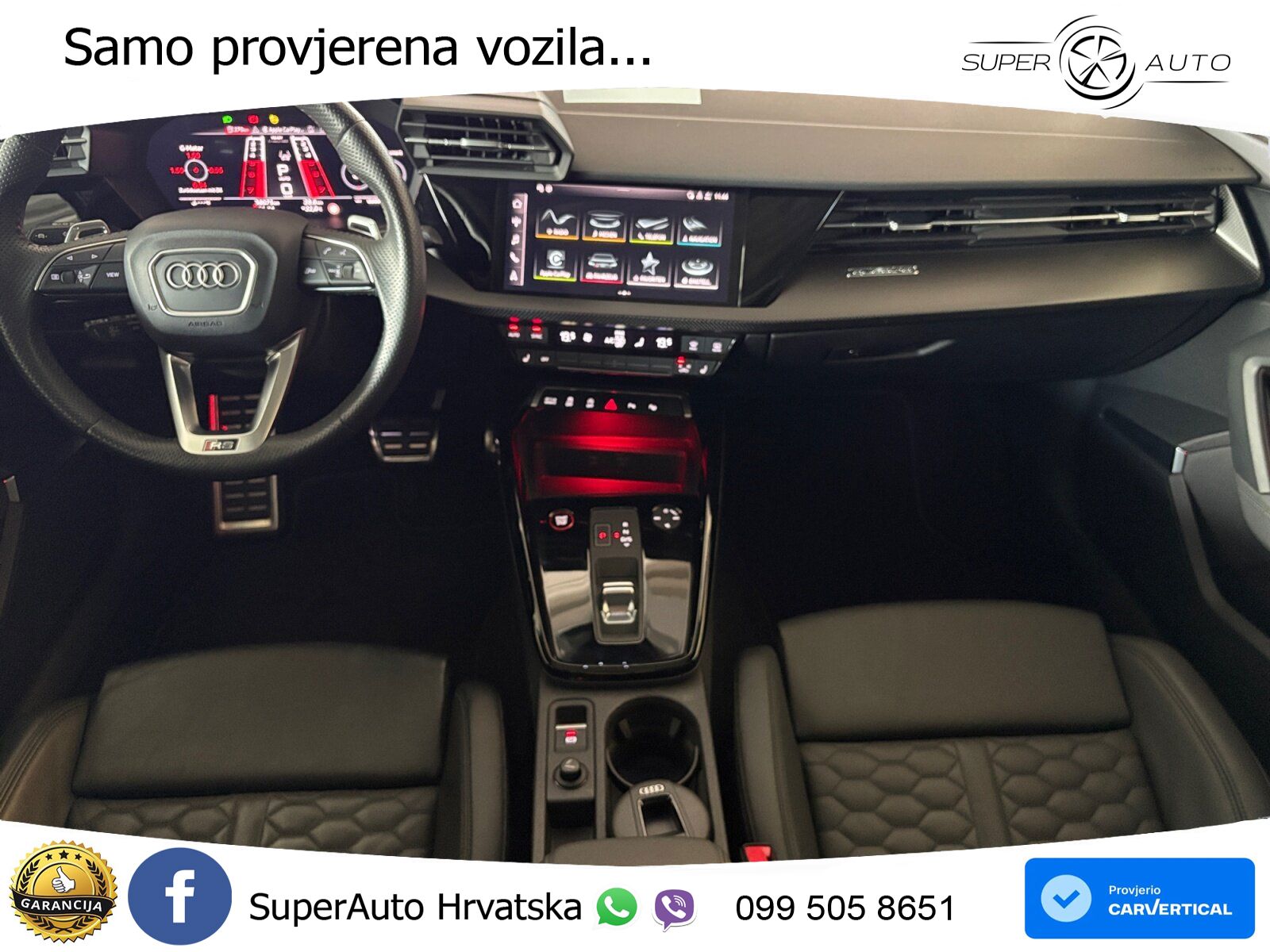 Audi RS3 Sportback 2.5 TFSI (400 KS) quattro S tronic LED+GR SJED+ACC
