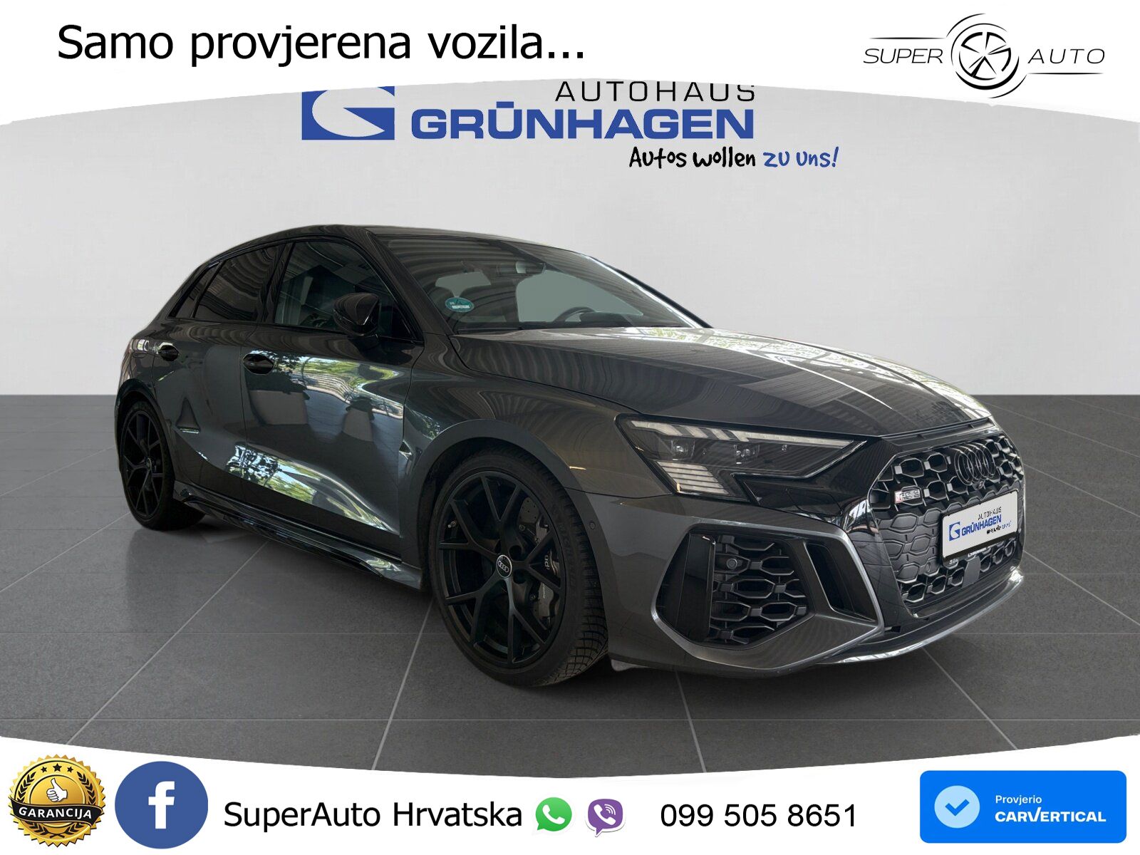 Audi RS3 Sportback 2.5 TFSI (400 KS) quattro S tronic LED+GR SJED+ACC