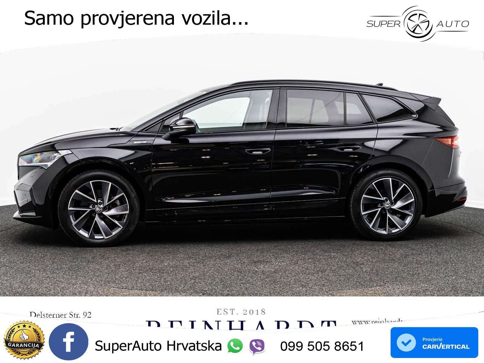 Škoda Enyaq iV 80x 82 kWh (265 KS) AWD SportLine LED+GR SJED+ACC