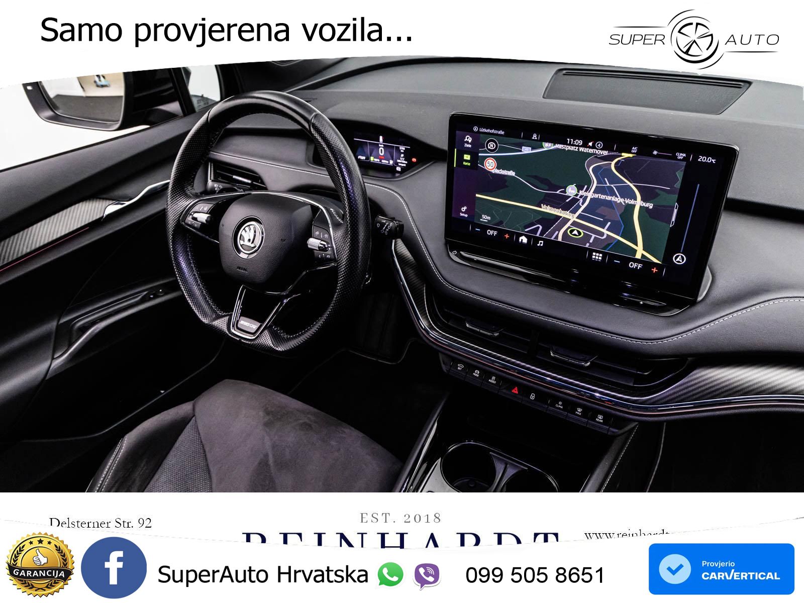 Škoda Enyaq iV 80x 82 kWh (265 KS) AWD SportLine LED+GR SJED+ACC