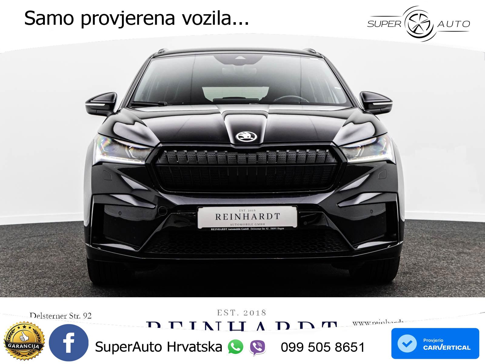 Škoda Enyaq iV 80x 82 kWh (265 KS) AWD SportLine LED+GR SJED+ACC