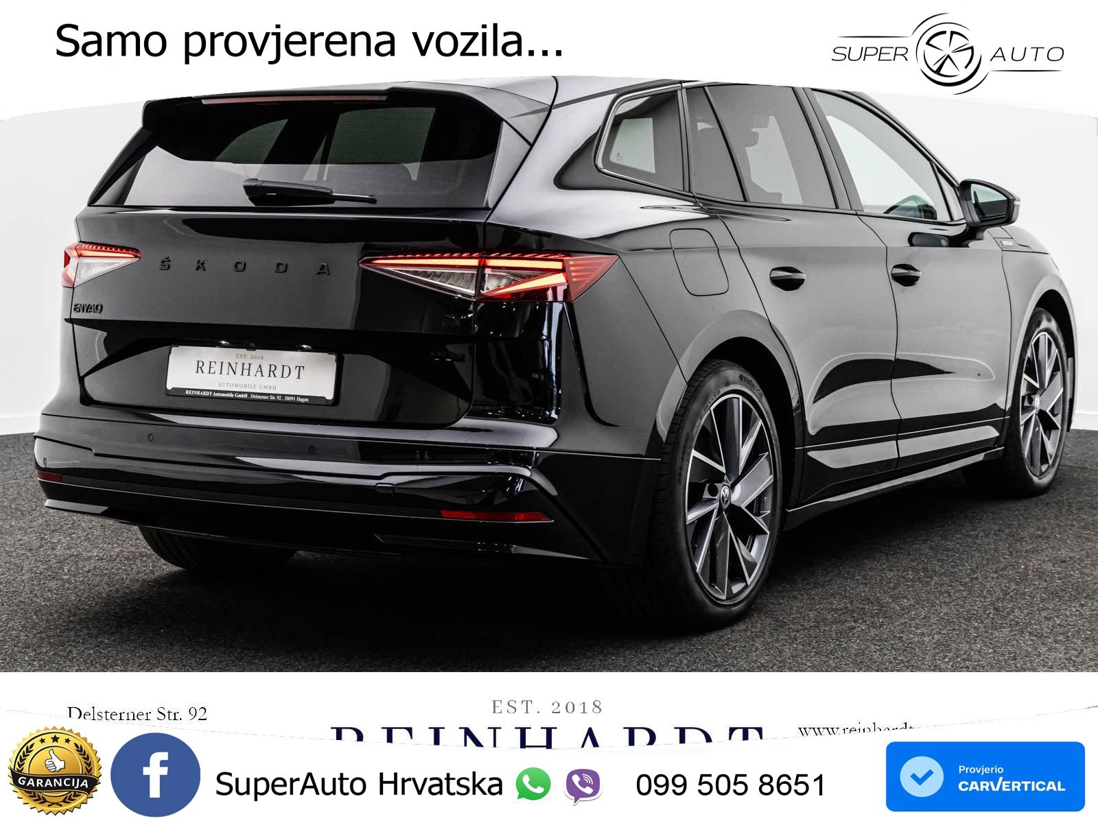 Škoda Enyaq iV 80x 82 kWh (265 KS) AWD SportLine LED+GR SJED+ACC