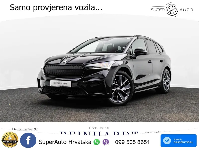 Škoda Enyaq iV 80x 82 kWh (265 KS) AWD SportLine LED+GR SJED+ACC