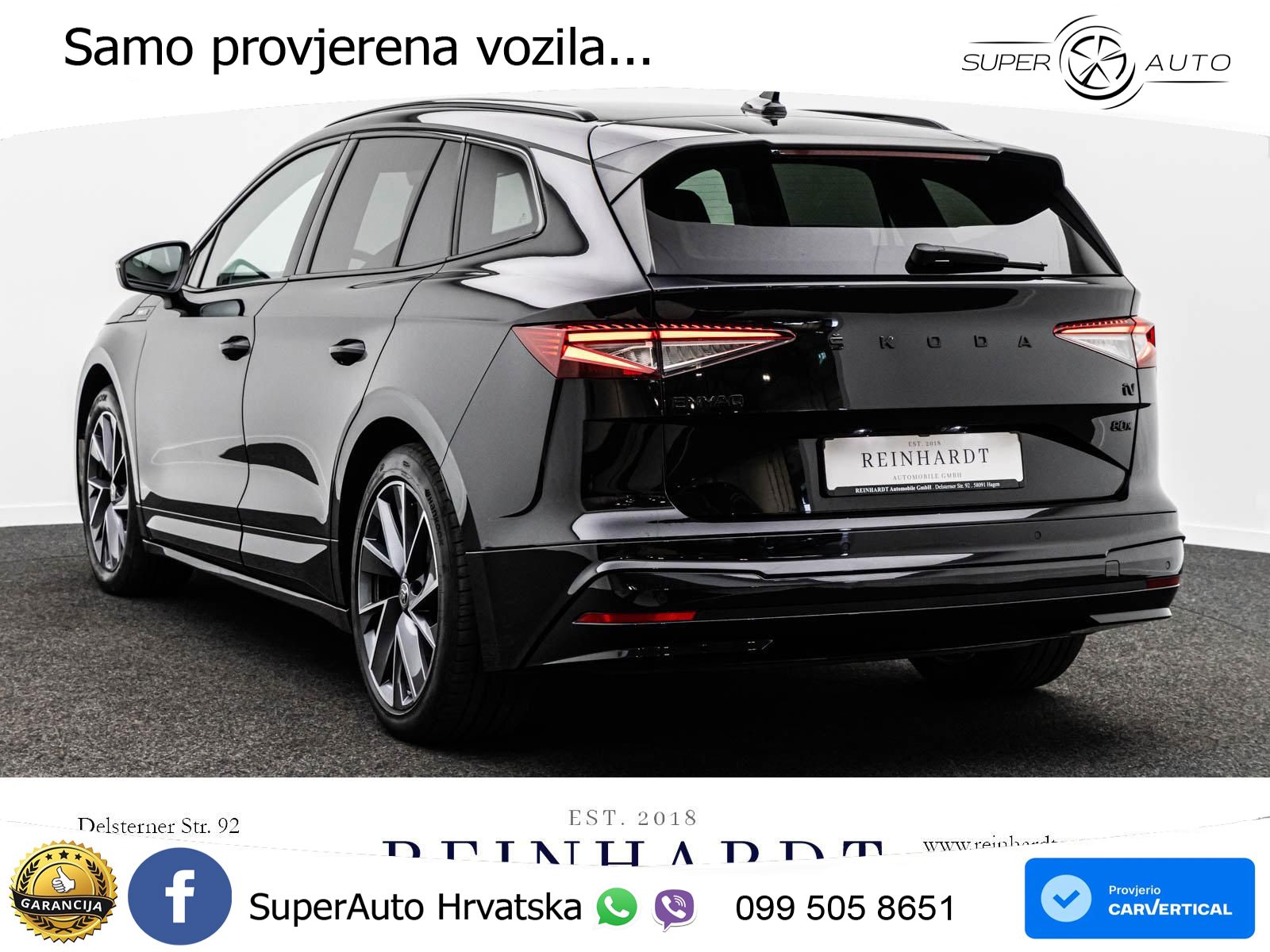 Škoda Enyaq iV 80x 82 kWh (265 KS) AWD SportLine LED+GR SJED+ACC
