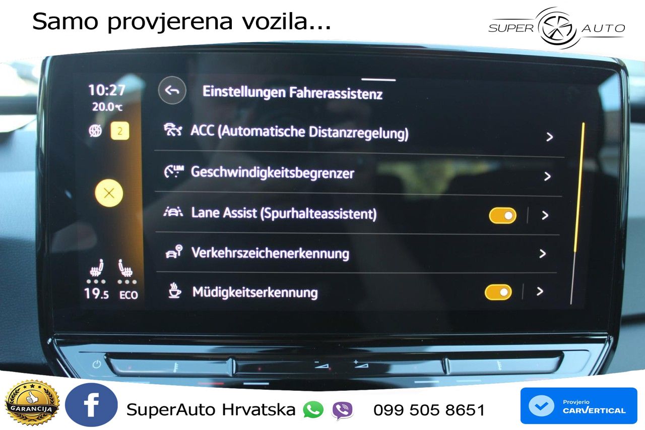 Volkswagen ID.3 Pro 62 kWh (204 KS) LED+GR SJED+ACC
