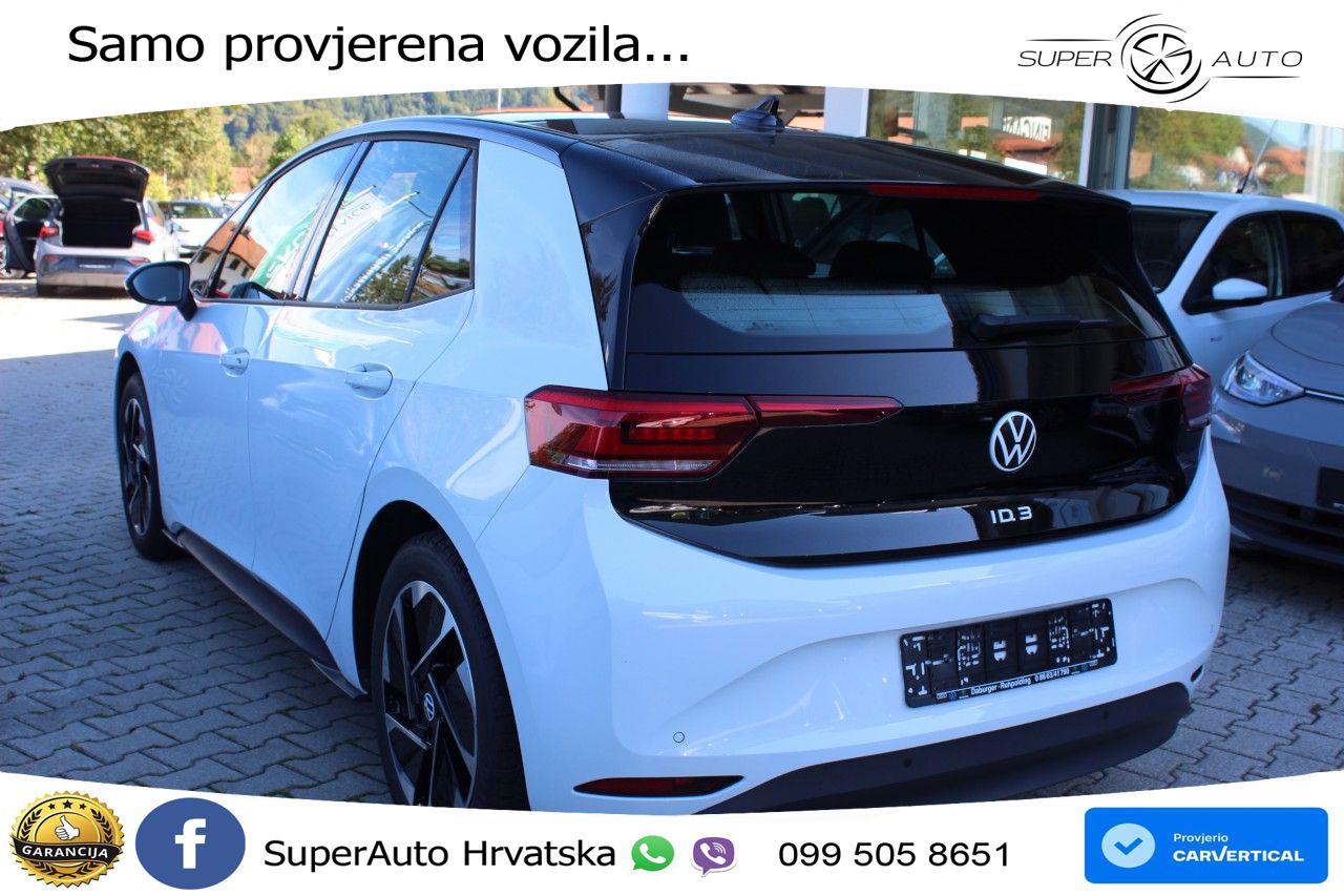 Volkswagen ID.3 Pro 62 kWh (204 KS) LED+GR SJED+ACC