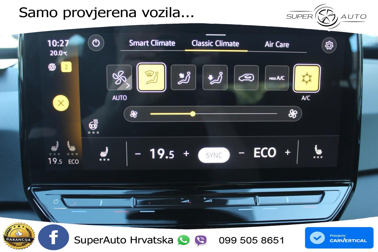 Volkswagen ID.3 Pro 62 kWh (204 KS) LED+GR SJED+ACC