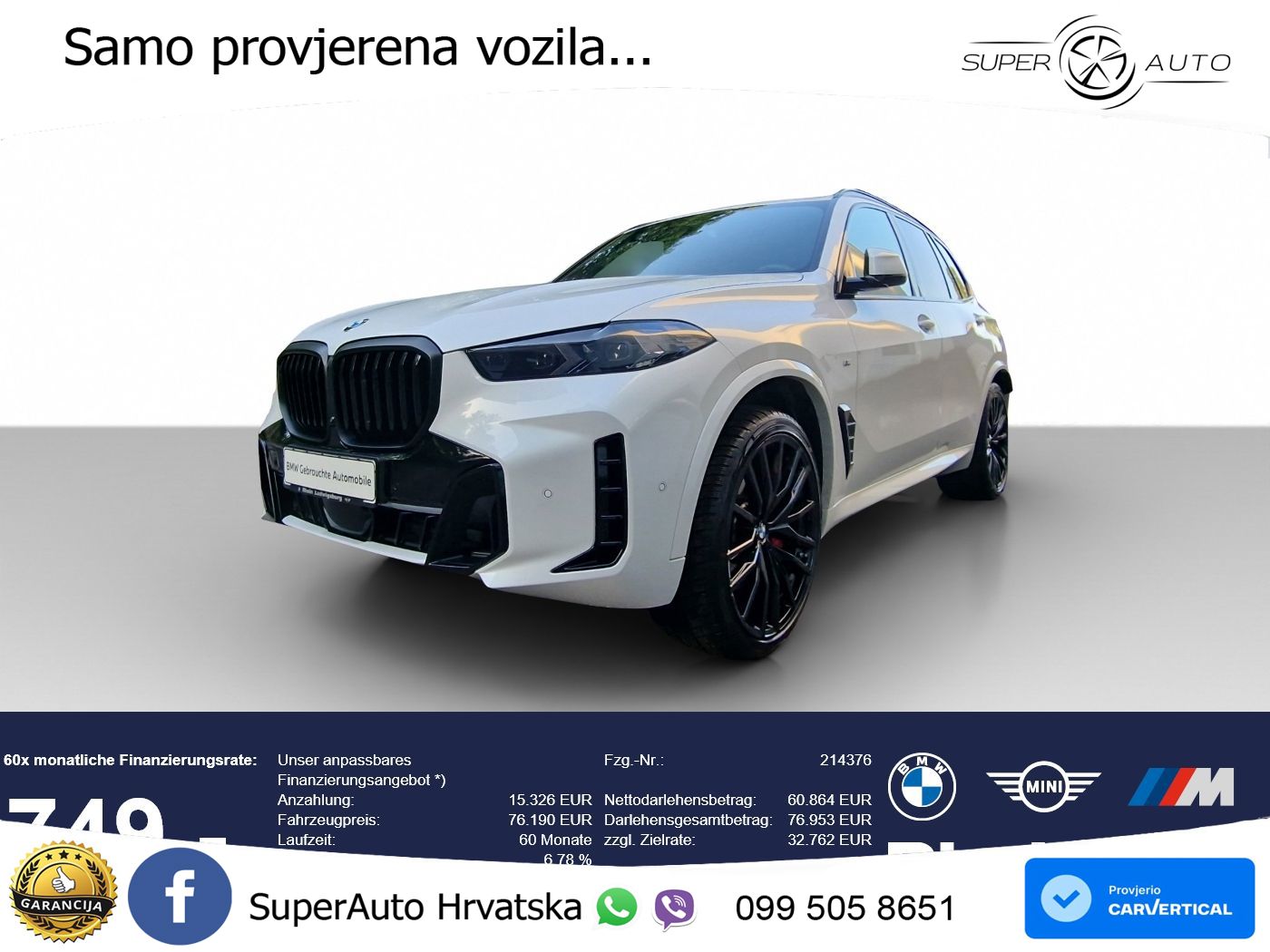 BMW X5 30d (286 KS) xDrive Steptronic LED+GR SJED+ACC