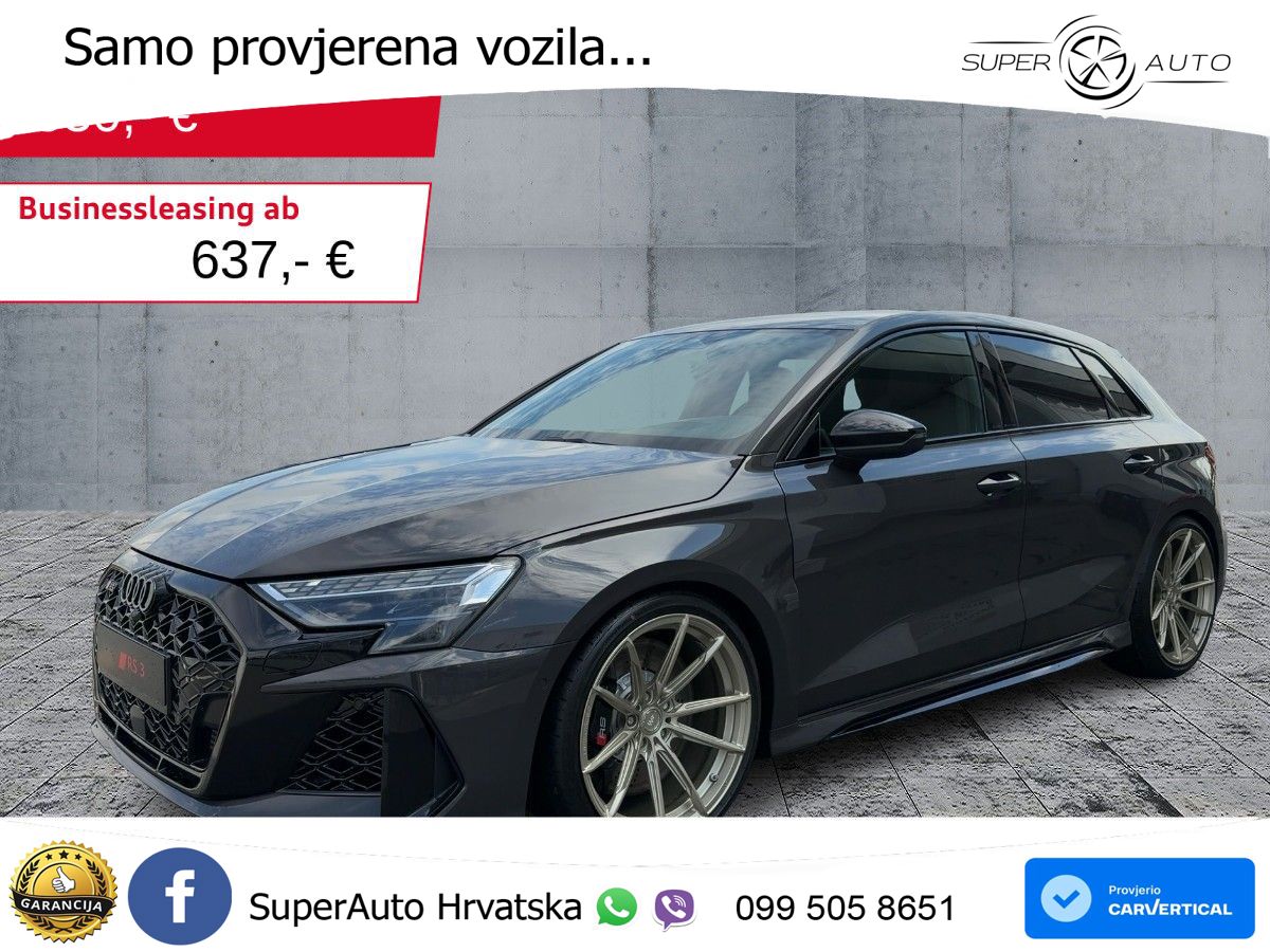 Audi RS3 Sportback 2.5 TFSI (400 KS) quattro S tronic LED+GR SJED+ACC