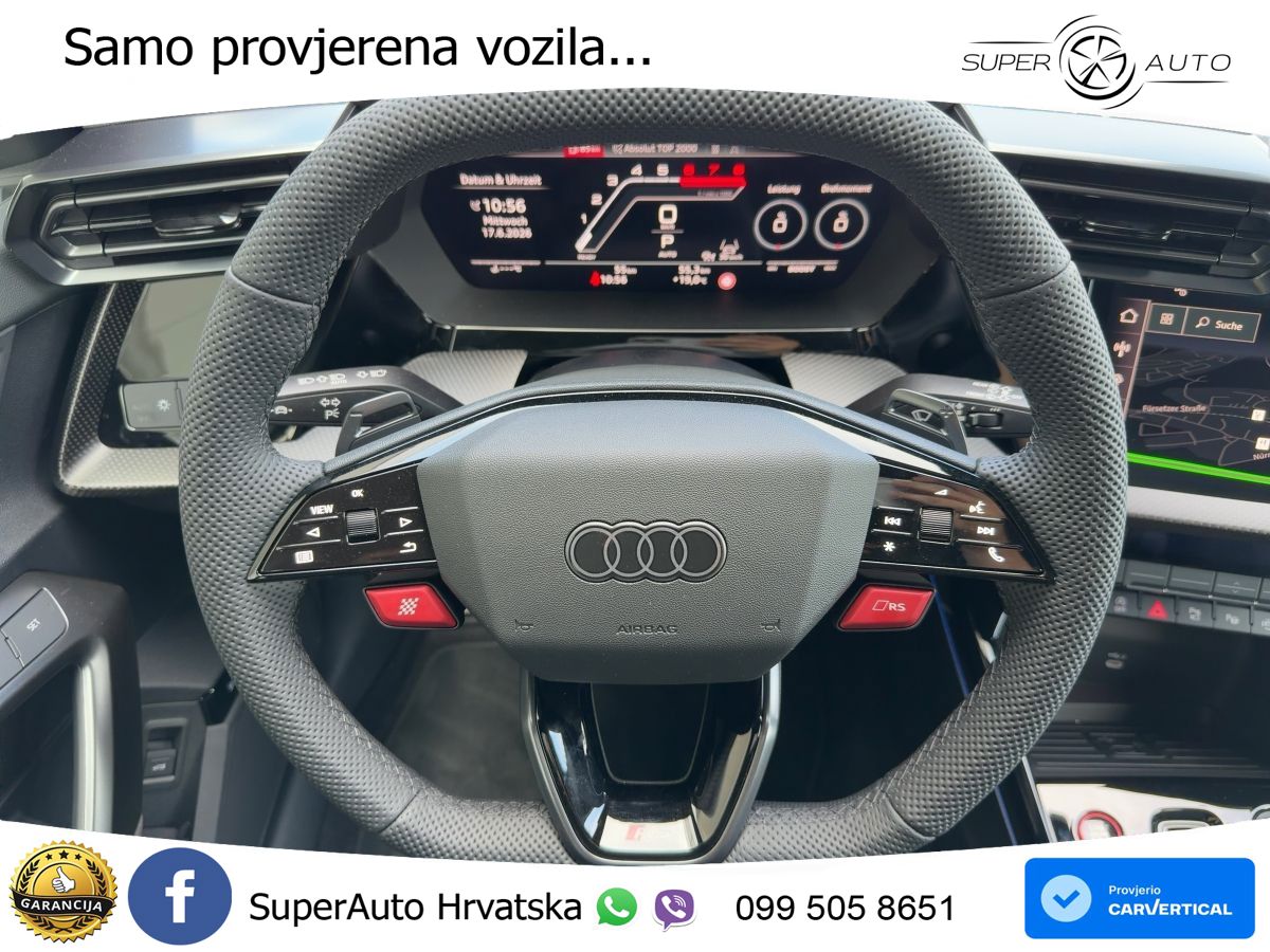 Audi RS3 Sportback 2.5 TFSI (400 KS) quattro S tronic LED+GR SJED+ACC