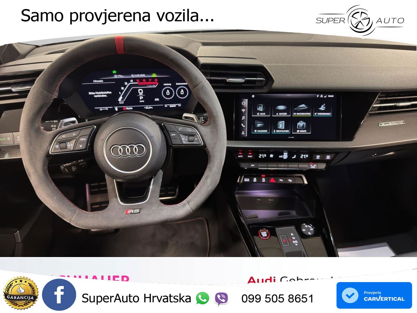 Audi RS3 Sportback 2.5 TFSI (400 KS) quattro S tronic