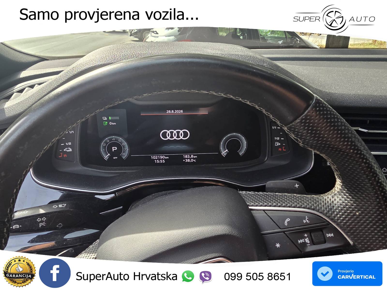 Audi Q8 55 TFSIe V6 (381 KS) quattro tiptronic S line