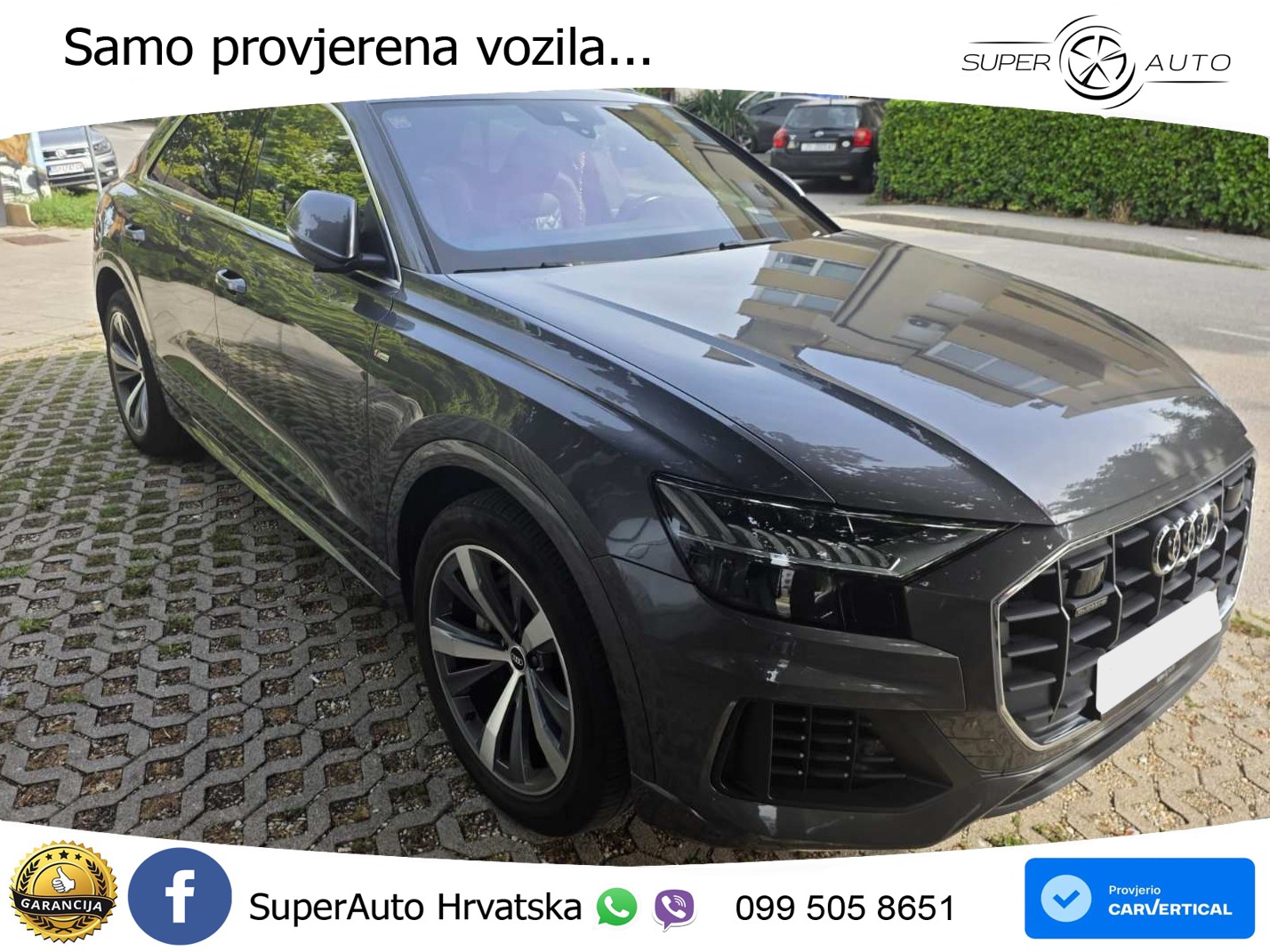 Audi Q8 55 TFSIe V6 (381 KS) quattro tiptronic S line