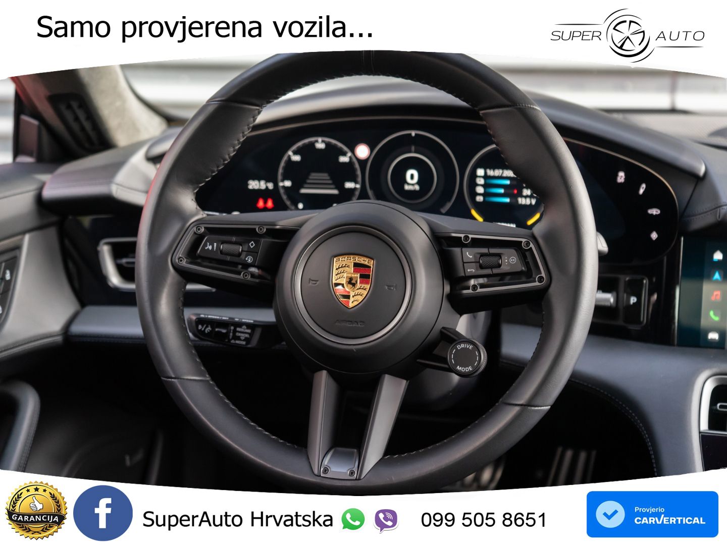 Porsche Taycan Turbo S 93.4 kWh (761 KS)