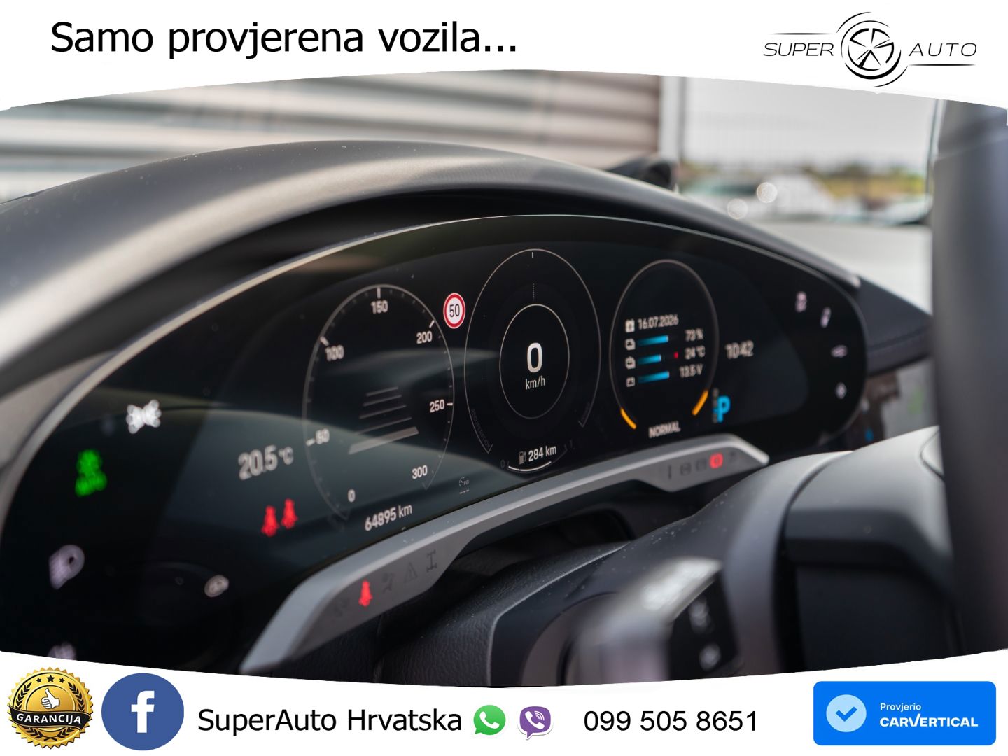 Porsche Taycan Turbo S 93.4 kWh (761 KS)