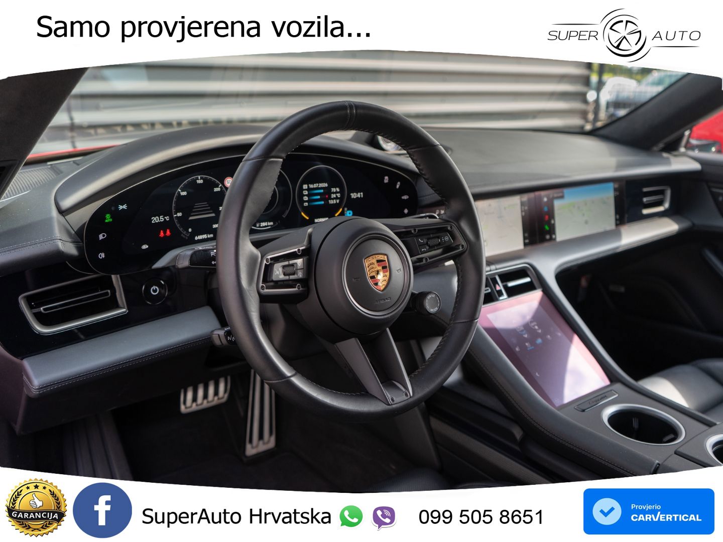 Porsche Taycan Turbo S 93.4 kWh (761 KS)