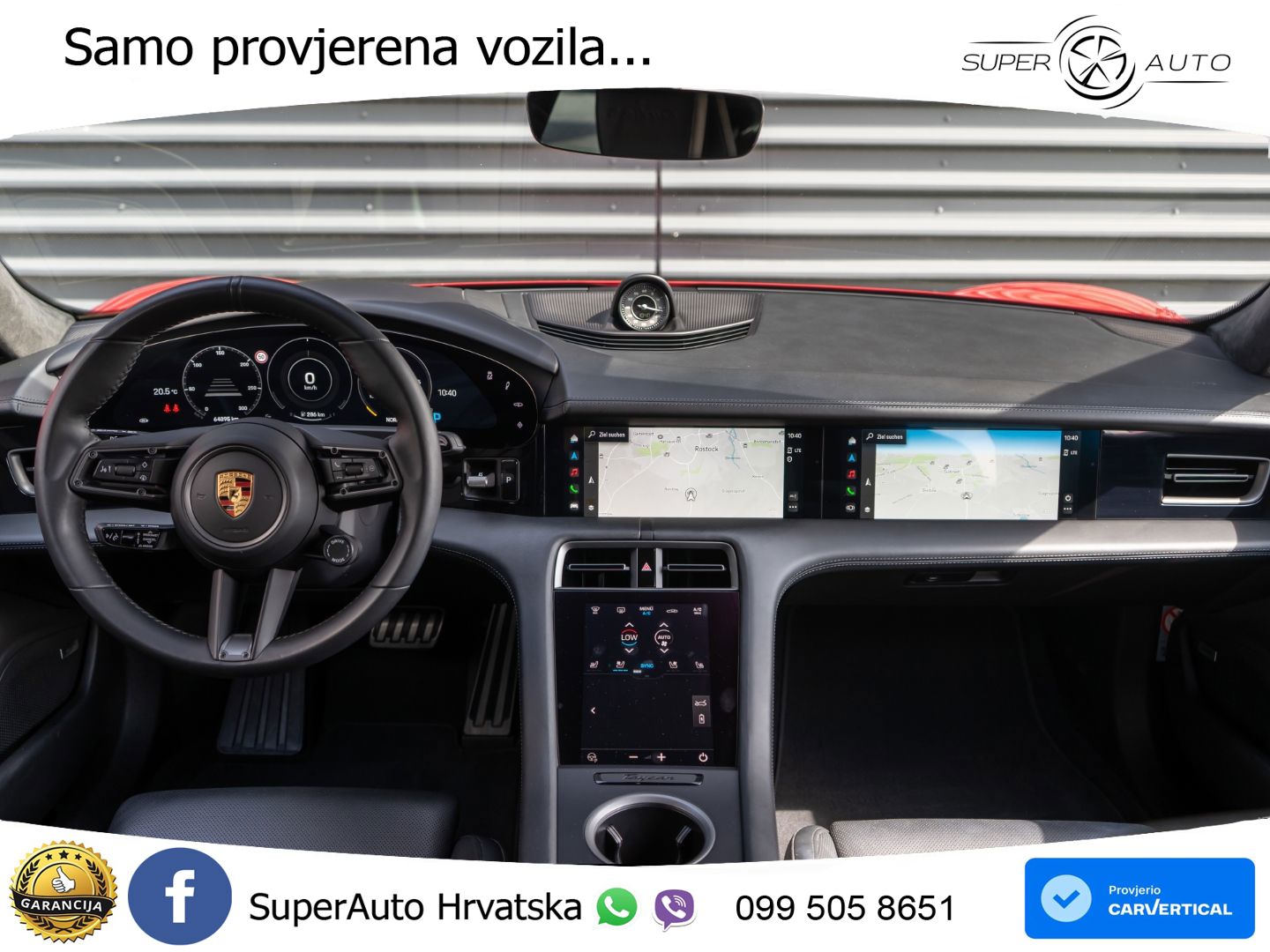 Porsche Taycan Turbo S 93.4 kWh (761 KS)