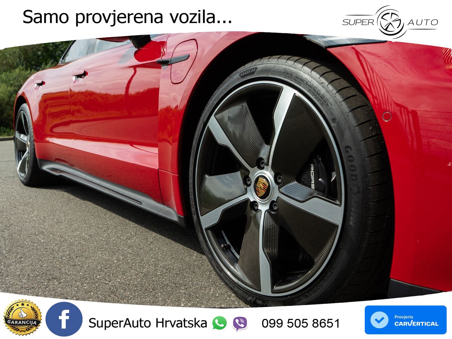 Porsche Taycan Turbo S 93.4 kWh (761 KS)