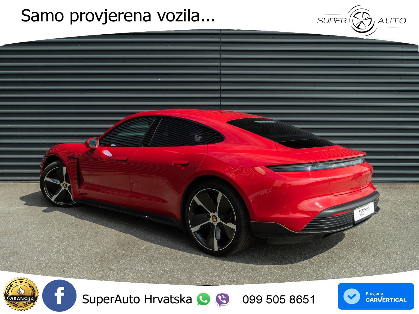 Porsche Taycan Turbo S 93.4 kWh (761 KS)