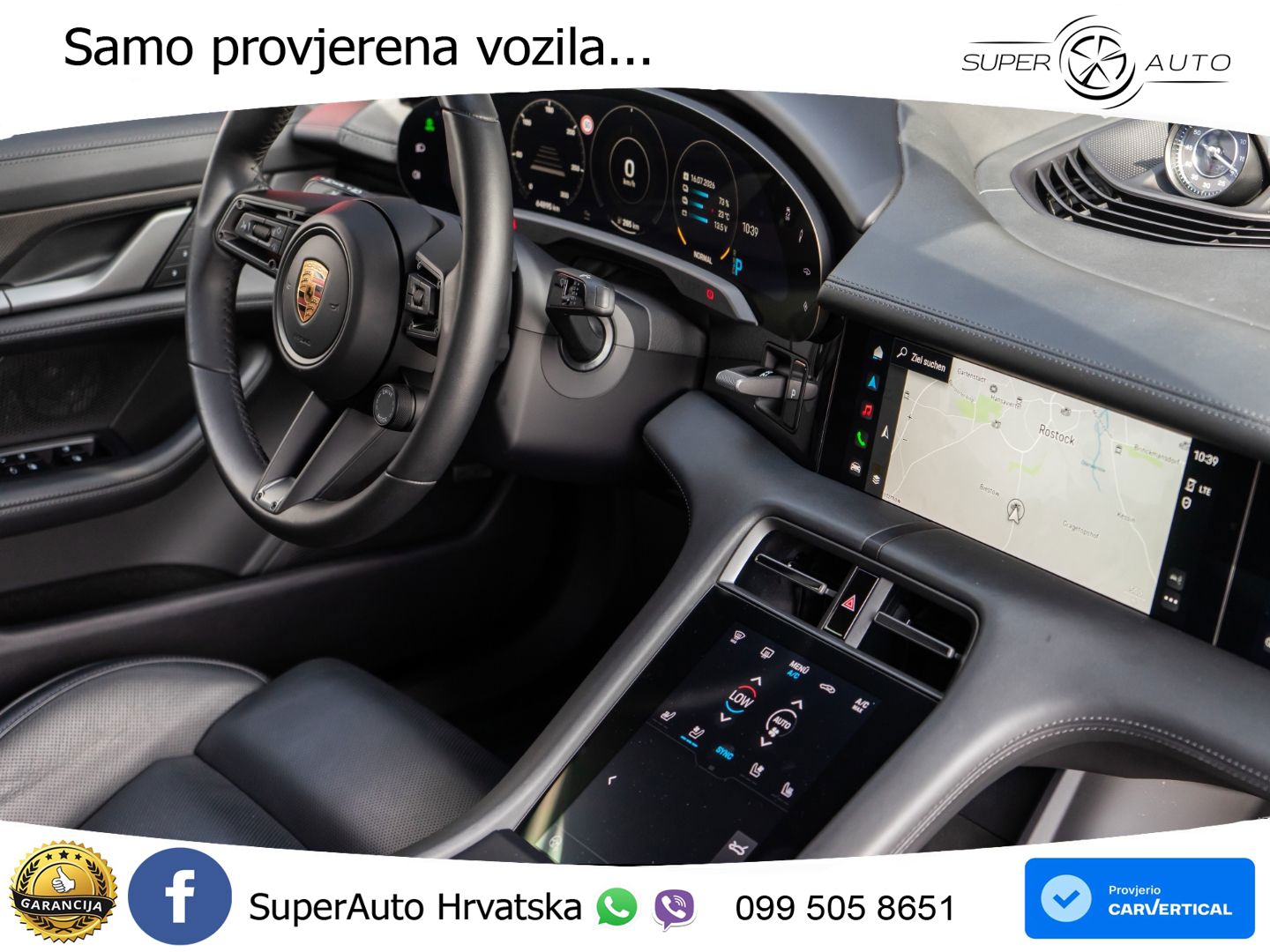 Porsche Taycan Turbo S 93.4 kWh (761 KS)