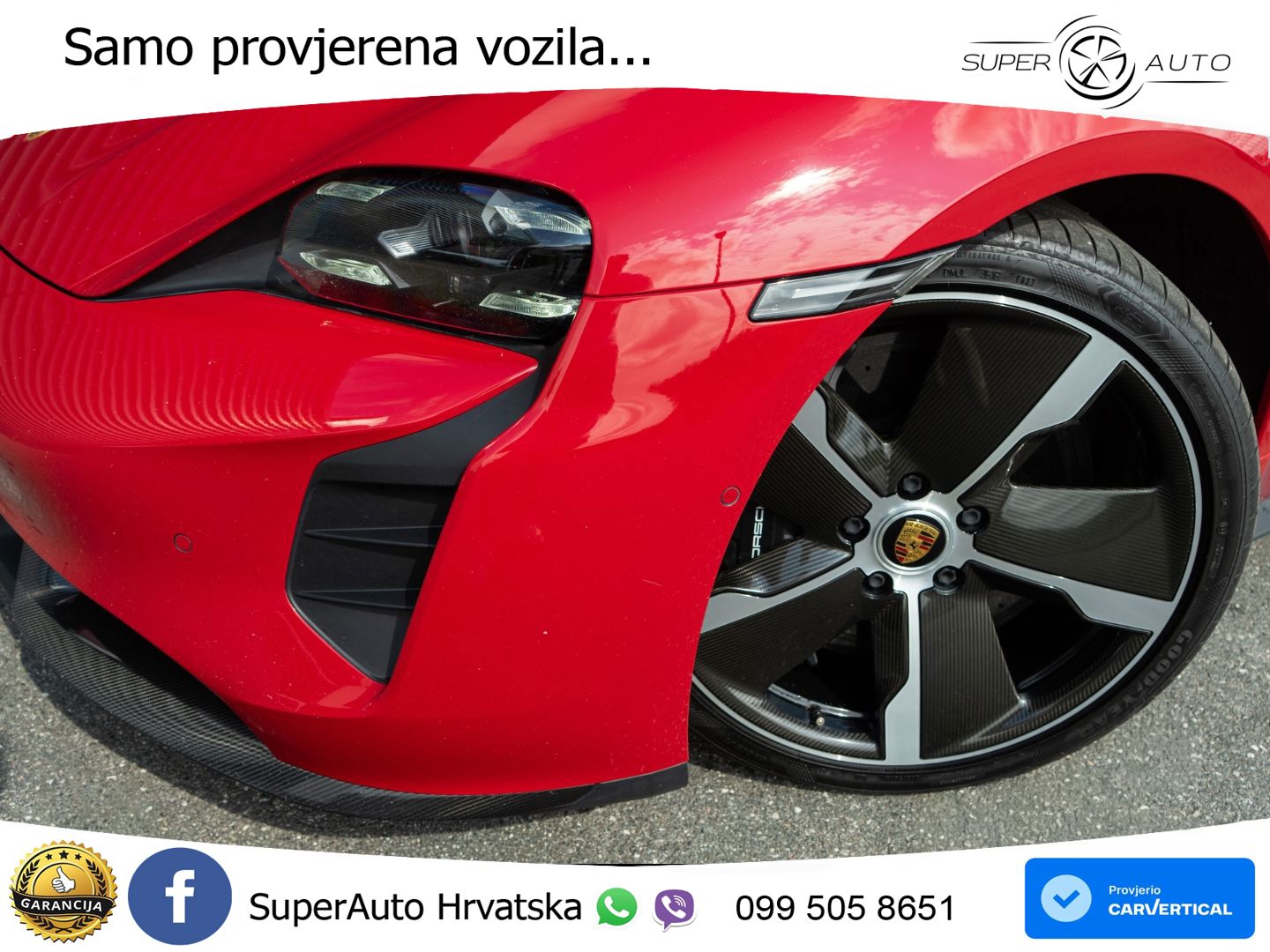 Porsche Taycan Turbo S 93.4 kWh (761 KS)