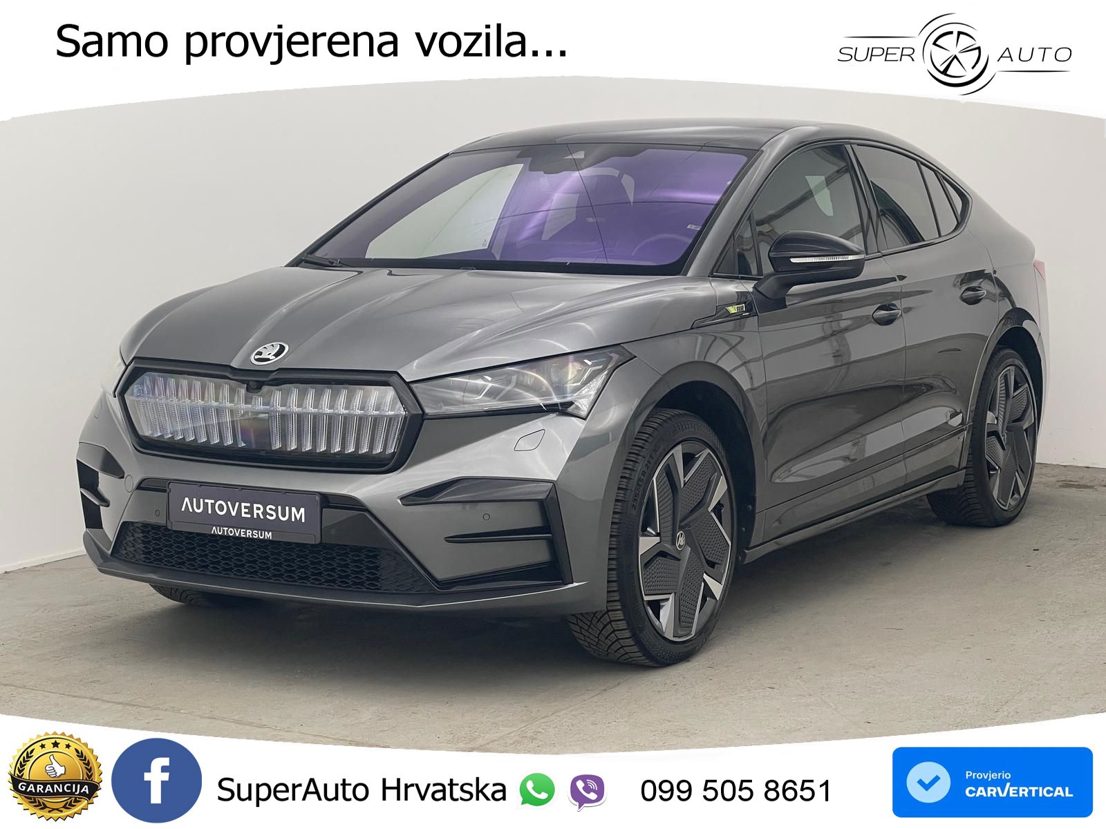 Škoda Enyaq Coupe iV RS 82 kWh (299 KS) AWD Suite LED+GR SJED+ACC