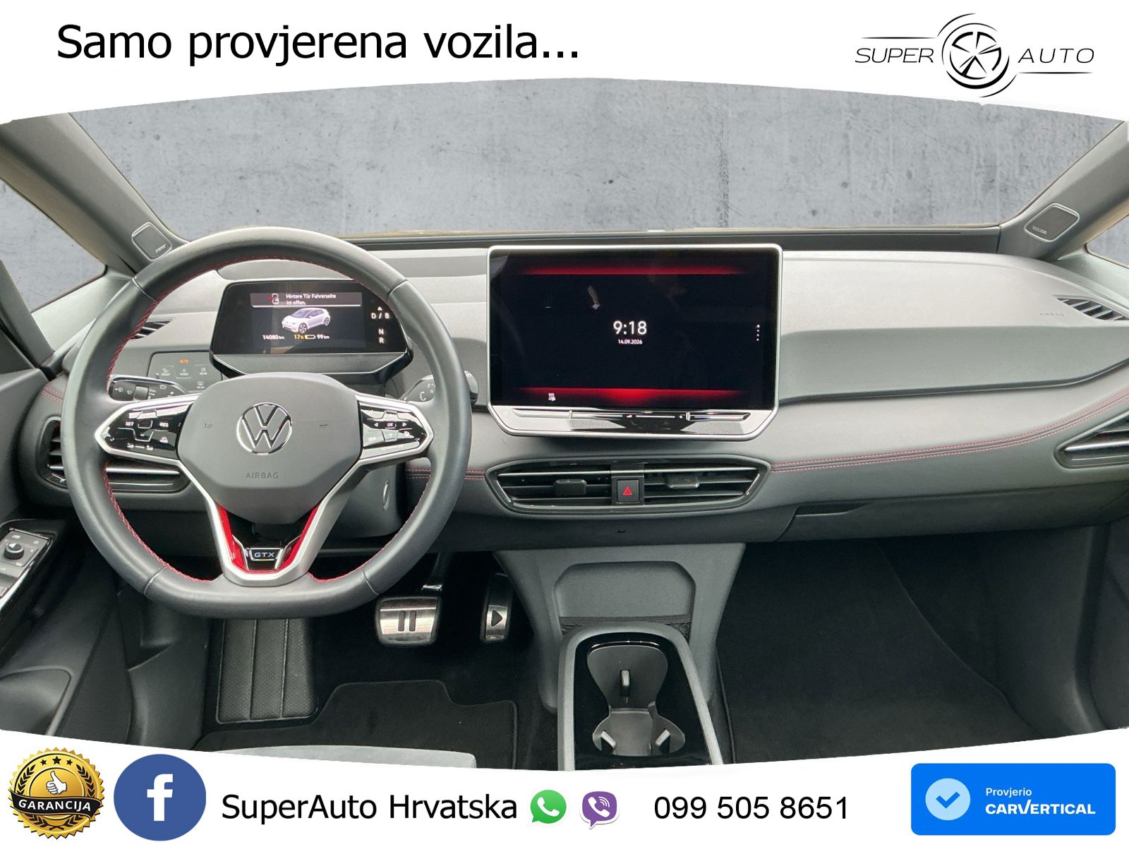 Volkswagen ID.3 GTX Performance 84 kWh (326 KS) LED+GR SJED+ACC