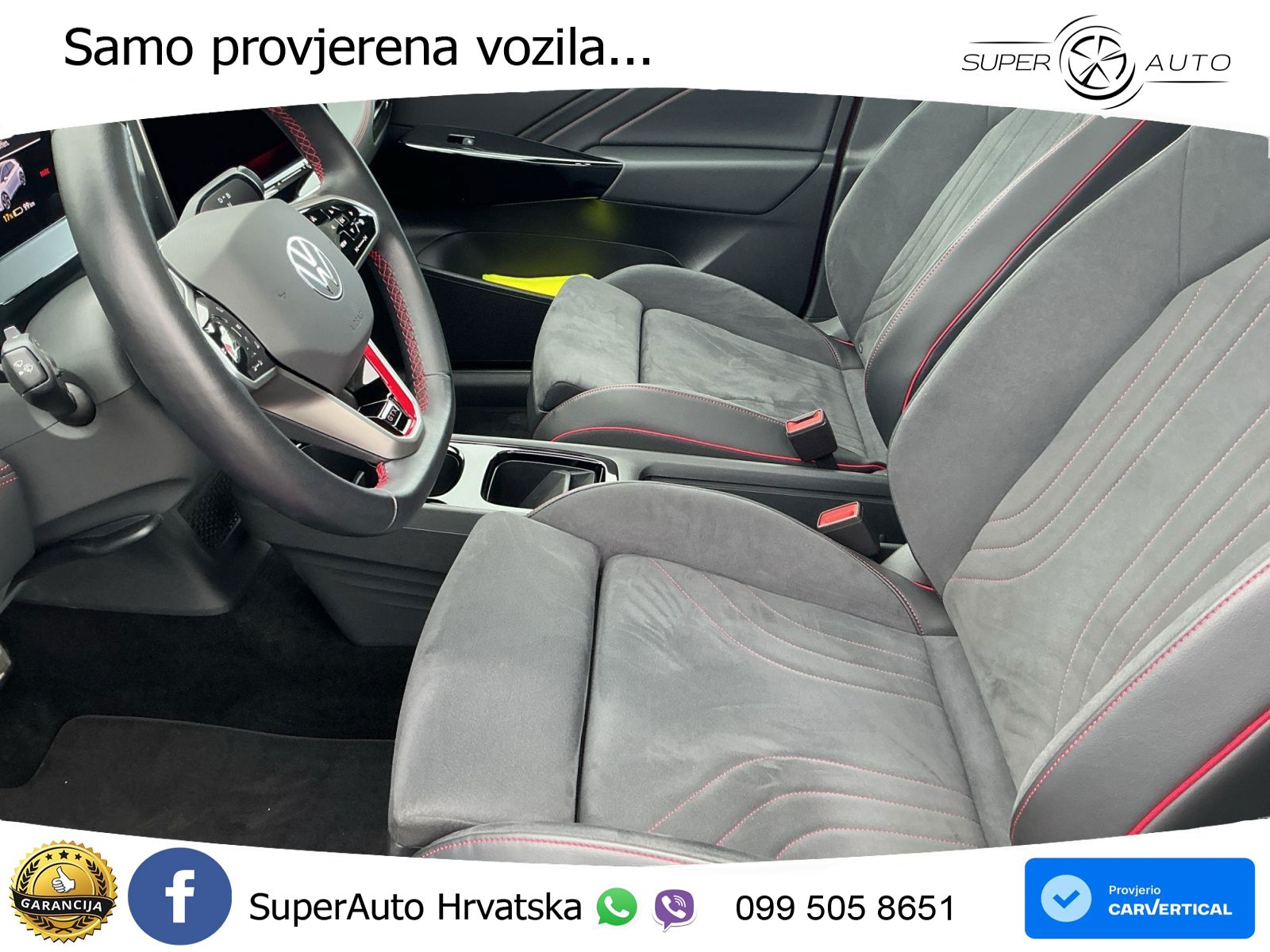 Volkswagen ID.3 GTX Performance 84 kWh (326 KS) LED+GR SJED+ACC