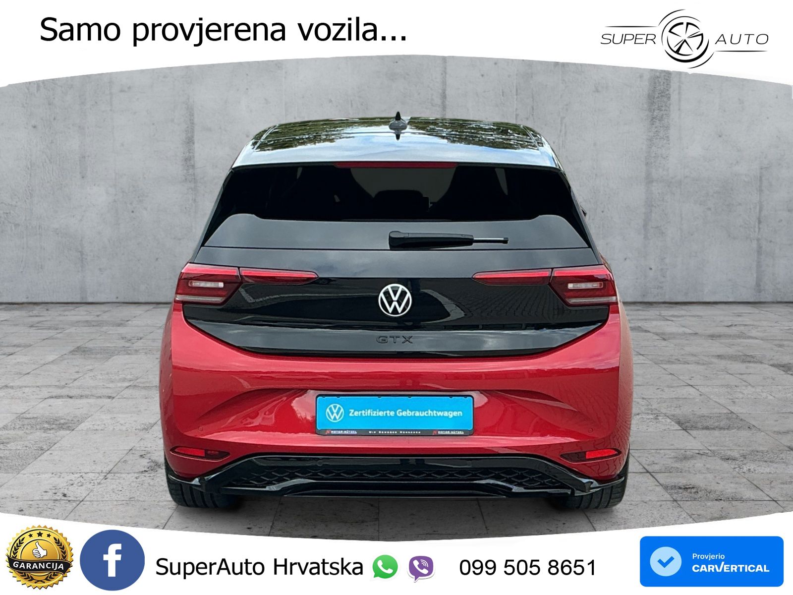 Volkswagen ID.3 GTX Performance 84 kWh (326 KS) LED+GR SJED+ACC