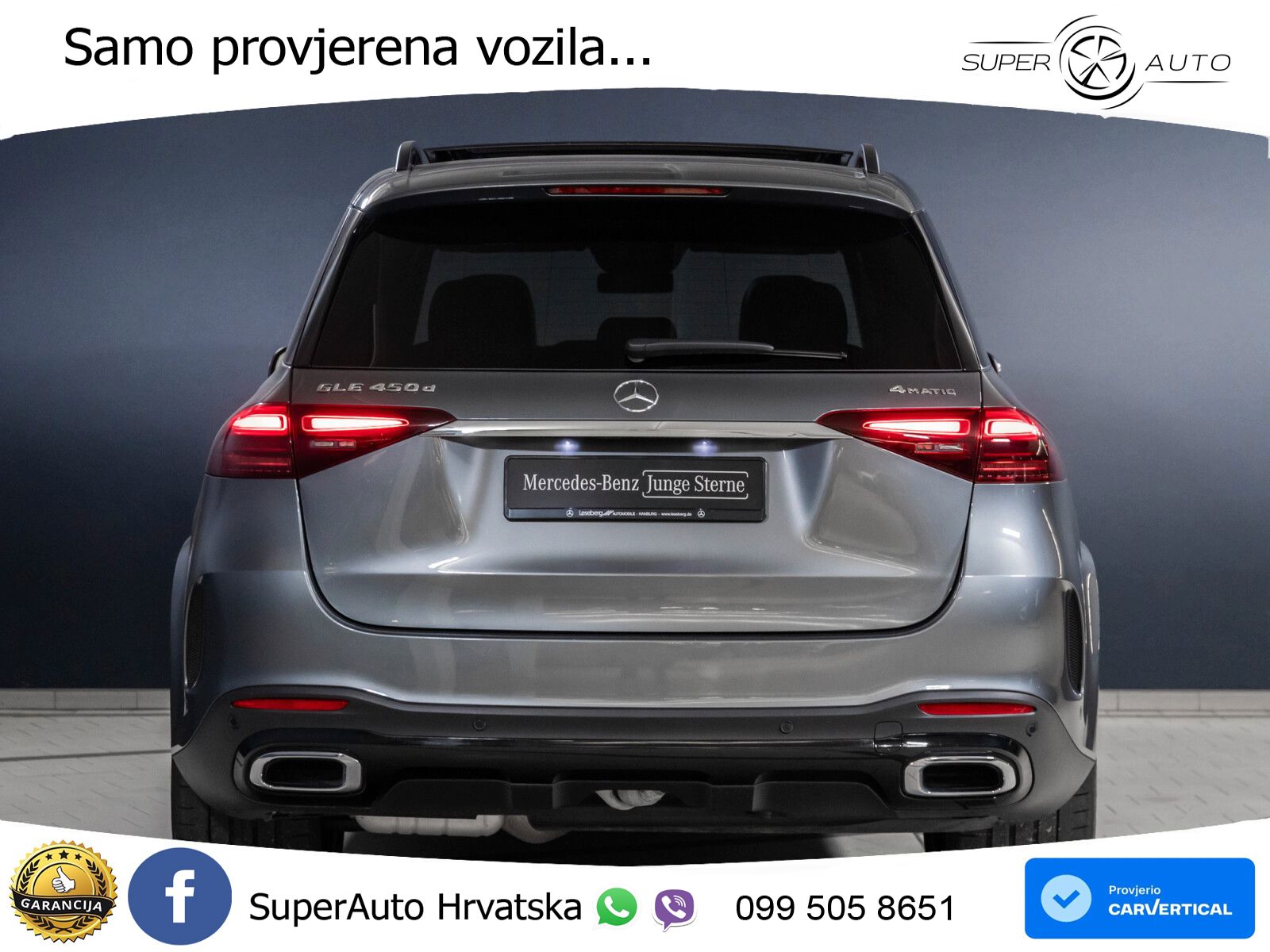 Mercedes GLE 450d (367 KS) EQ Boost 4MATIC 9G-TRONIC AMG LED+GR SJED+ACC