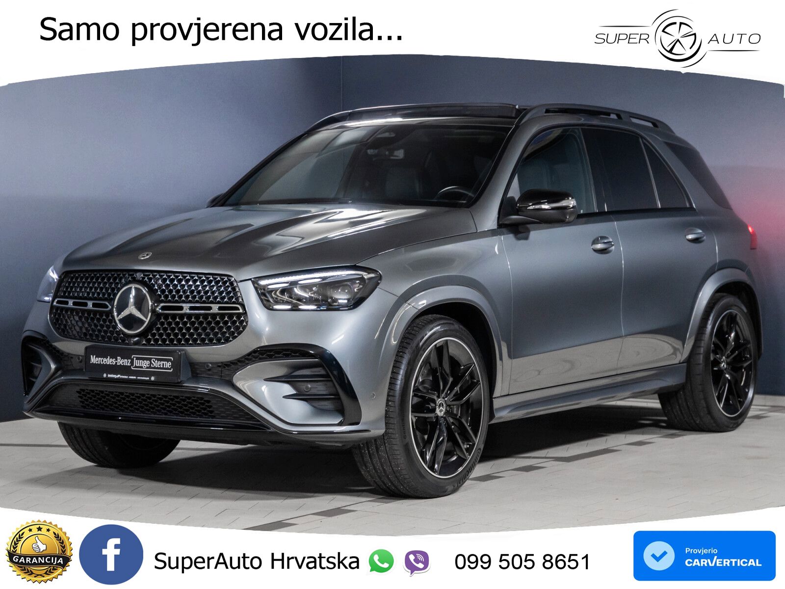 Mercedes GLE 450d (367 KS) EQ Boost 4MATIC 9G-TRONIC AMG LED+GR SJED+ACC