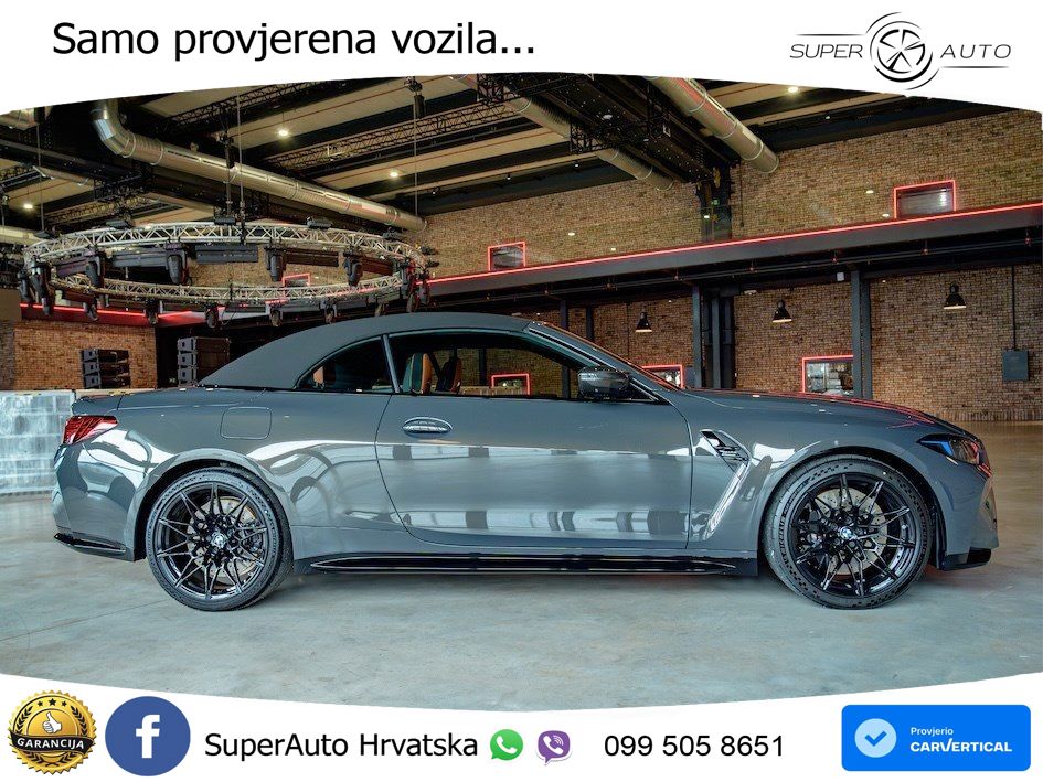 BMW M4 Convertible Competition 3.0 (530 KS) xDrive Steptronic LED+GR SJED+ACC