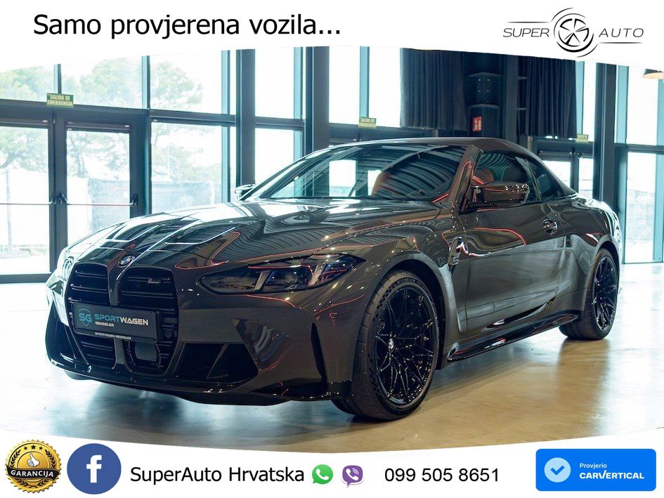 BMW M4 Convertible Competition 3.0 (530 KS) xDrive Steptronic LED+GR SJED+ACC