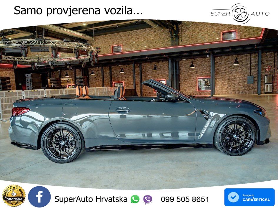 BMW M4 Convertible Competition 3.0 (530 KS) xDrive Steptronic LED+GR SJED+ACC