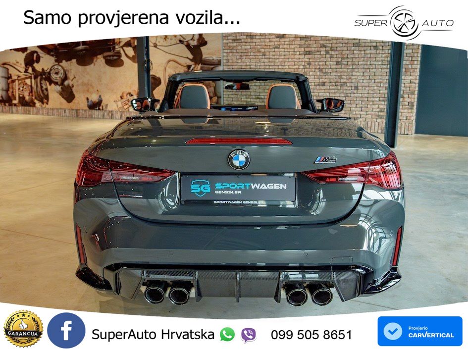 BMW M4 Convertible Competition 3.0 (530 KS) xDrive Steptronic LED+GR SJED+ACC