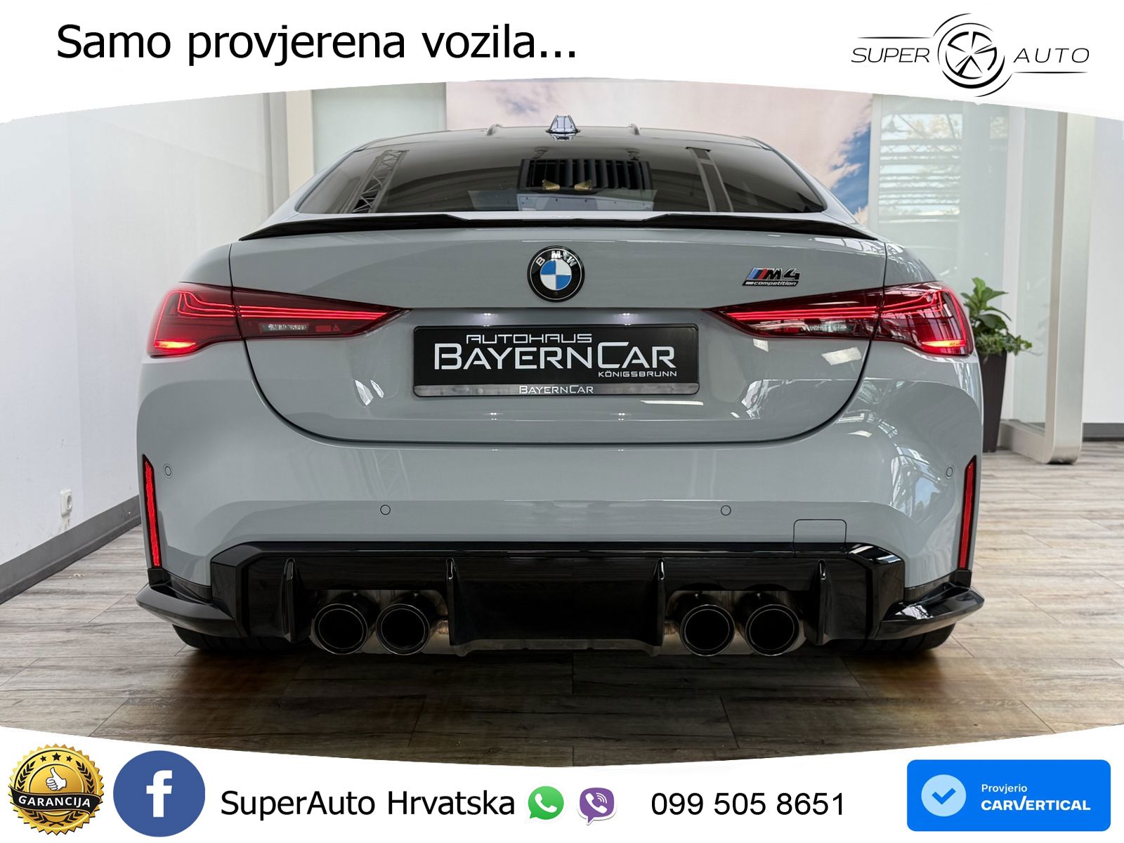BMW M4 Competition 3.0 (530 KS) xDrive Steptronic LED+GR SJED+ACC