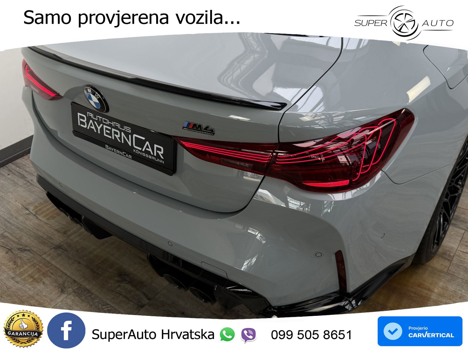 BMW M4 Competition 3.0 (530 KS) xDrive Steptronic LED+GR SJED+ACC