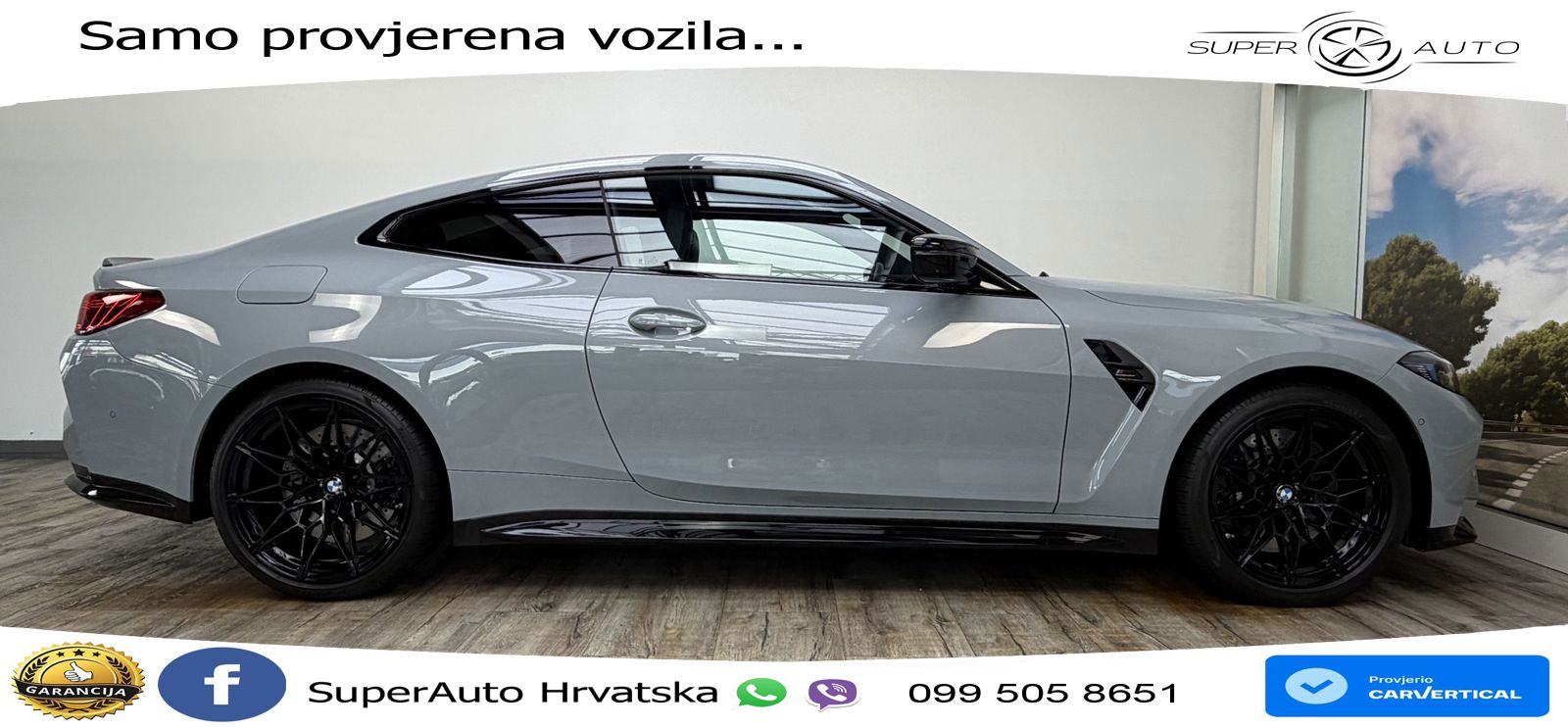 BMW M4 Competition 3.0 (530 KS) xDrive Steptronic LED+GR SJED+ACC