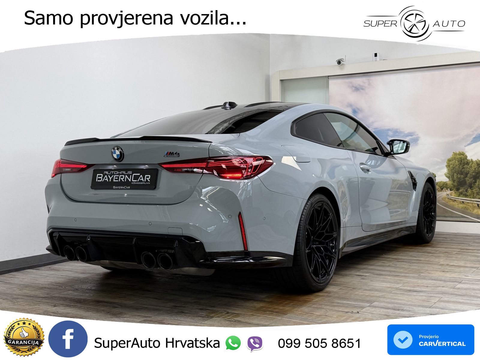 BMW M4 Competition 3.0 (530 KS) xDrive Steptronic LED+GR SJED+ACC