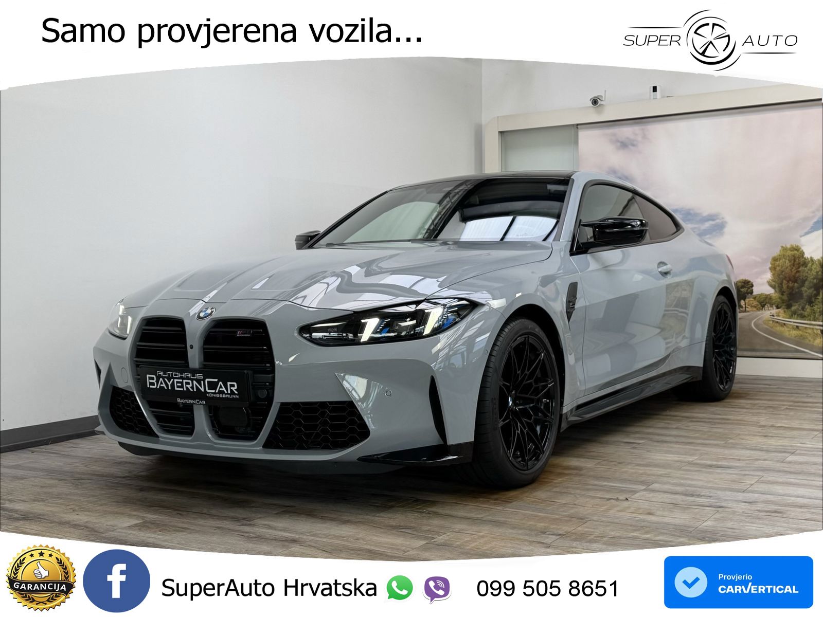 BMW M4 Competition 3.0 (530 KS) xDrive Steptronic LED+GR SJED+ACC