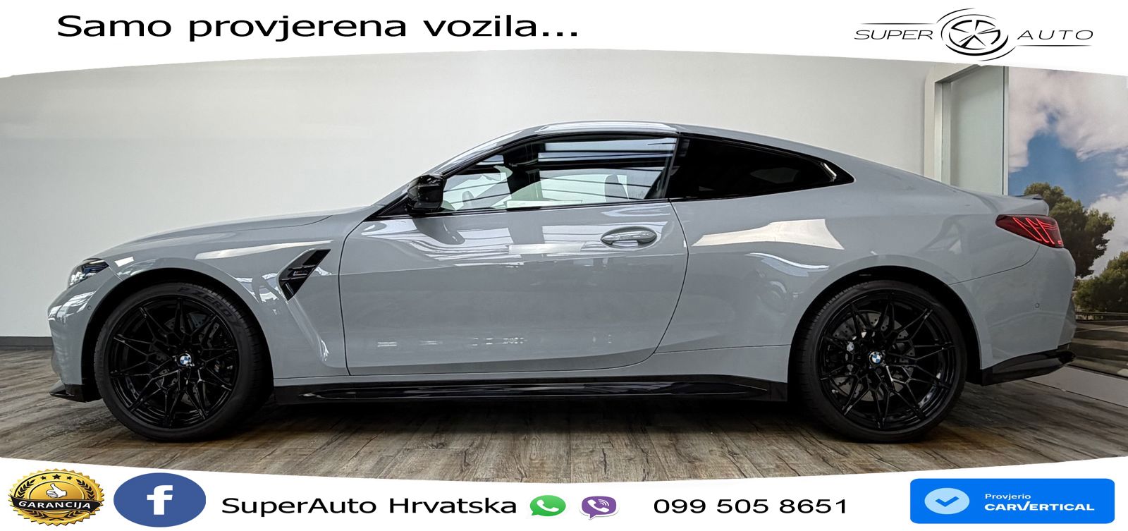 BMW M4 Competition 3.0 (530 KS) xDrive Steptronic LED+GR SJED+ACC