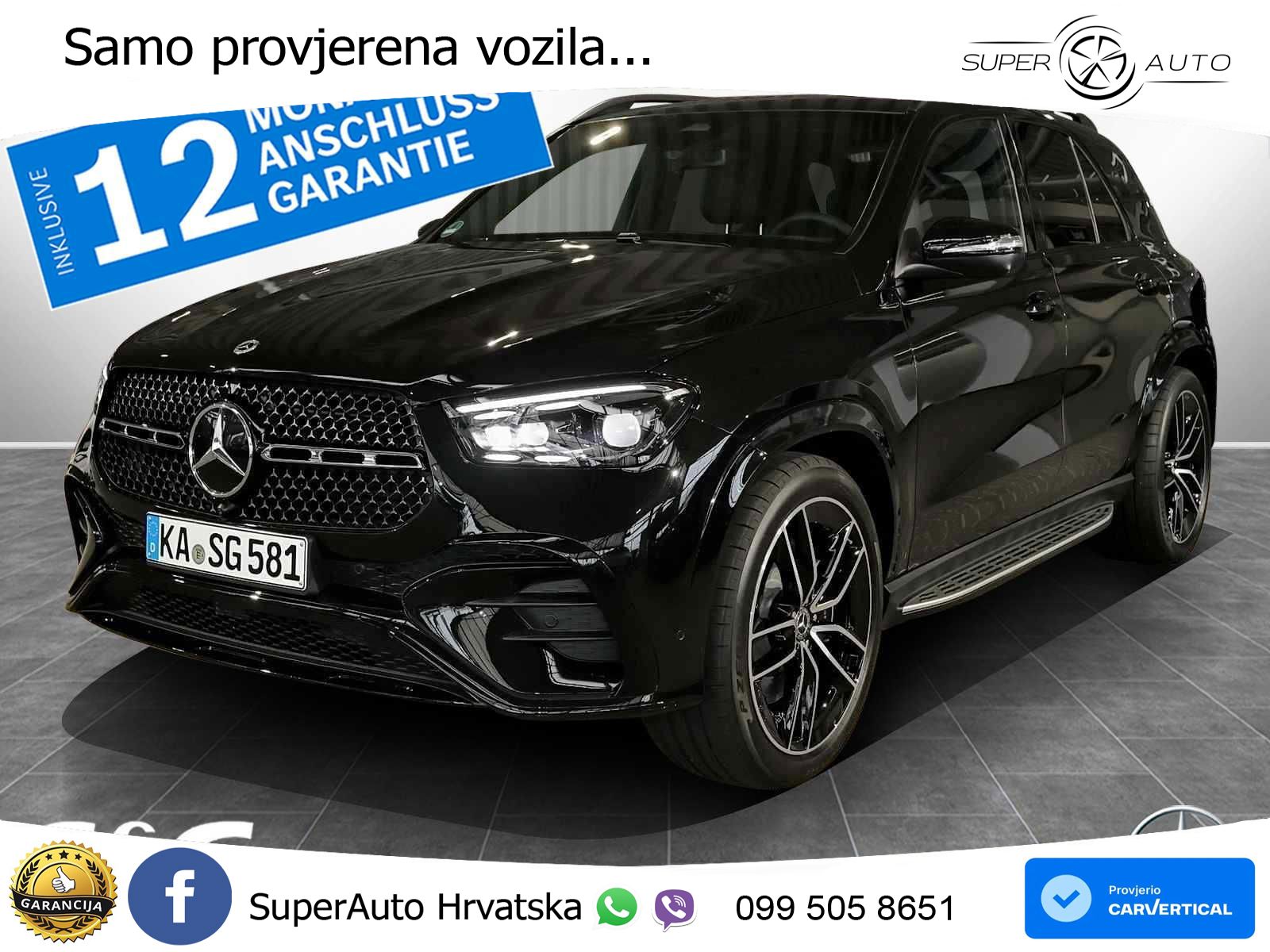 Mercedes GLE 450d (367 KS) EQ Boost 4MATIC 9G-TRONIC AMG LED+GR SJED+ACC
