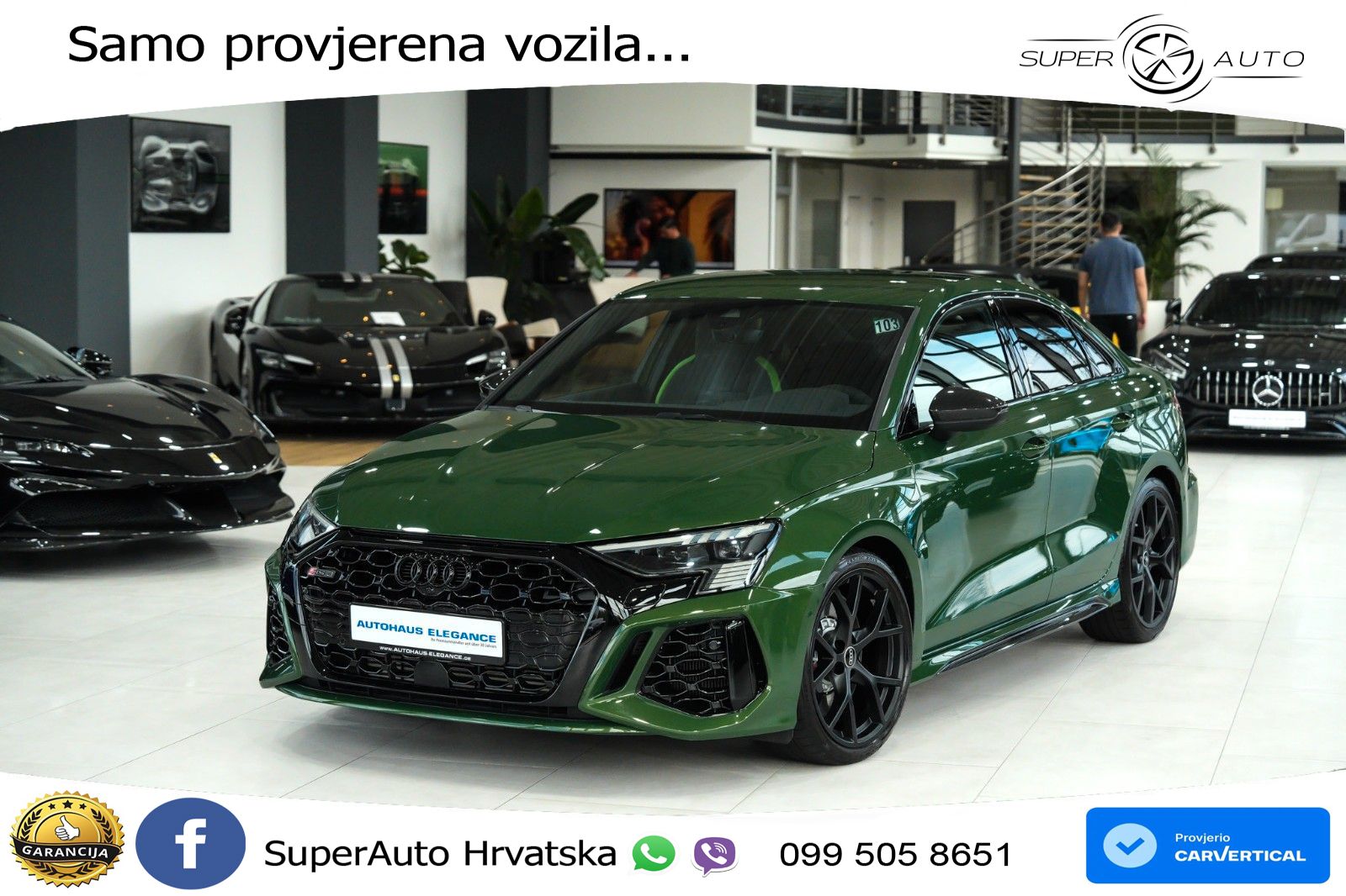 Audi RS3 Sportback 2.5 TFSI (400 KS) quattro S tronic