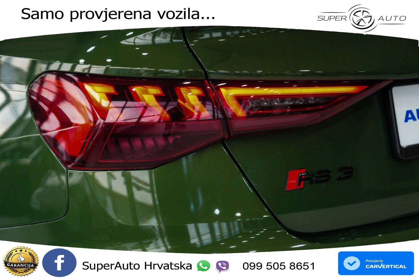Audi RS3 Sportback 2.5 TFSI (400 KS) quattro S tronic